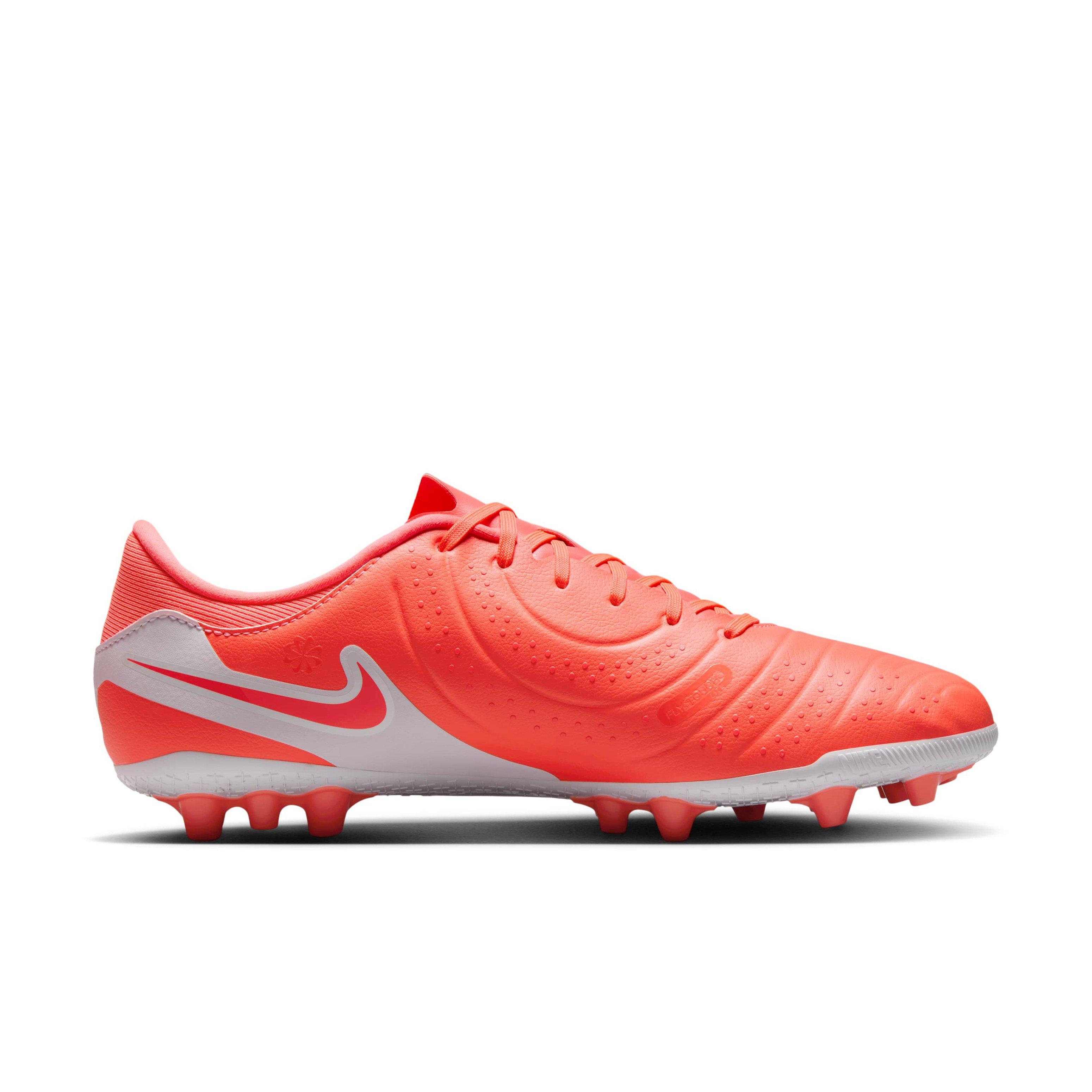 Nike Tiempo Legend 10 Academy AG "Hot Lava/White" Men's Soccer Cleat - LAVA/WHITE Thumbnail View 1