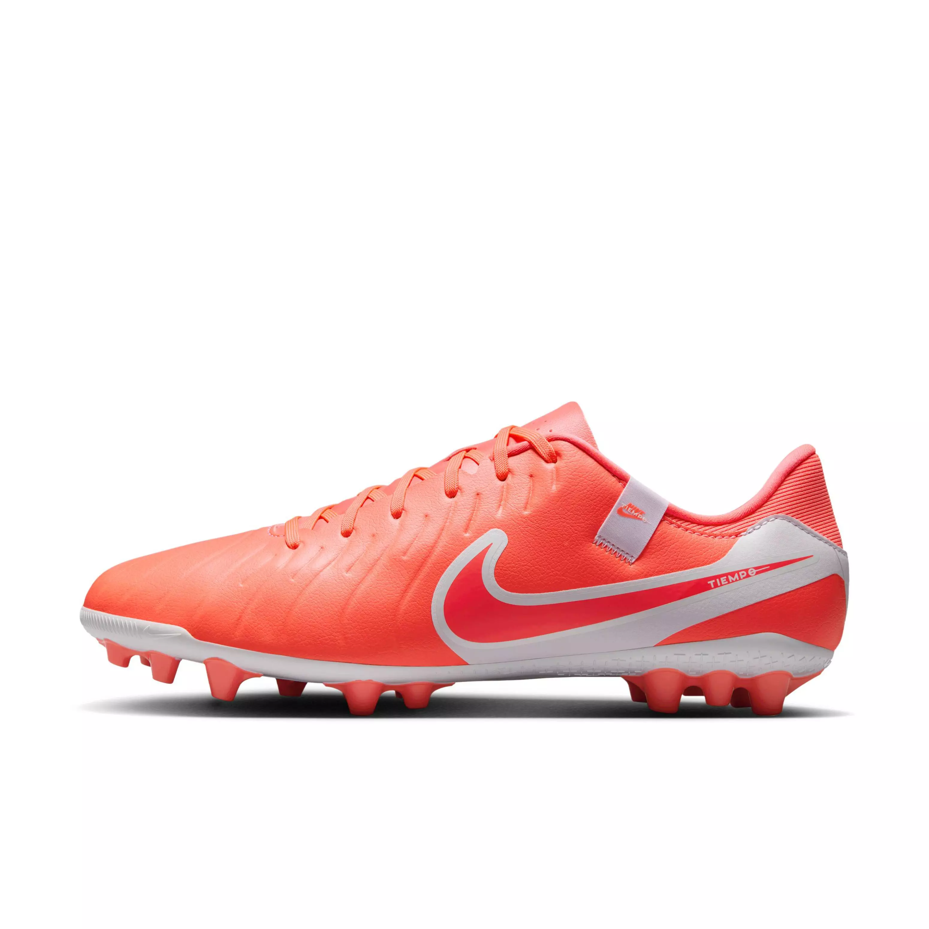 Nike Tiempo Legend 10 Academy AG "Hot Lava/White" Men's Soccer Cleat - LAVA/WHITE