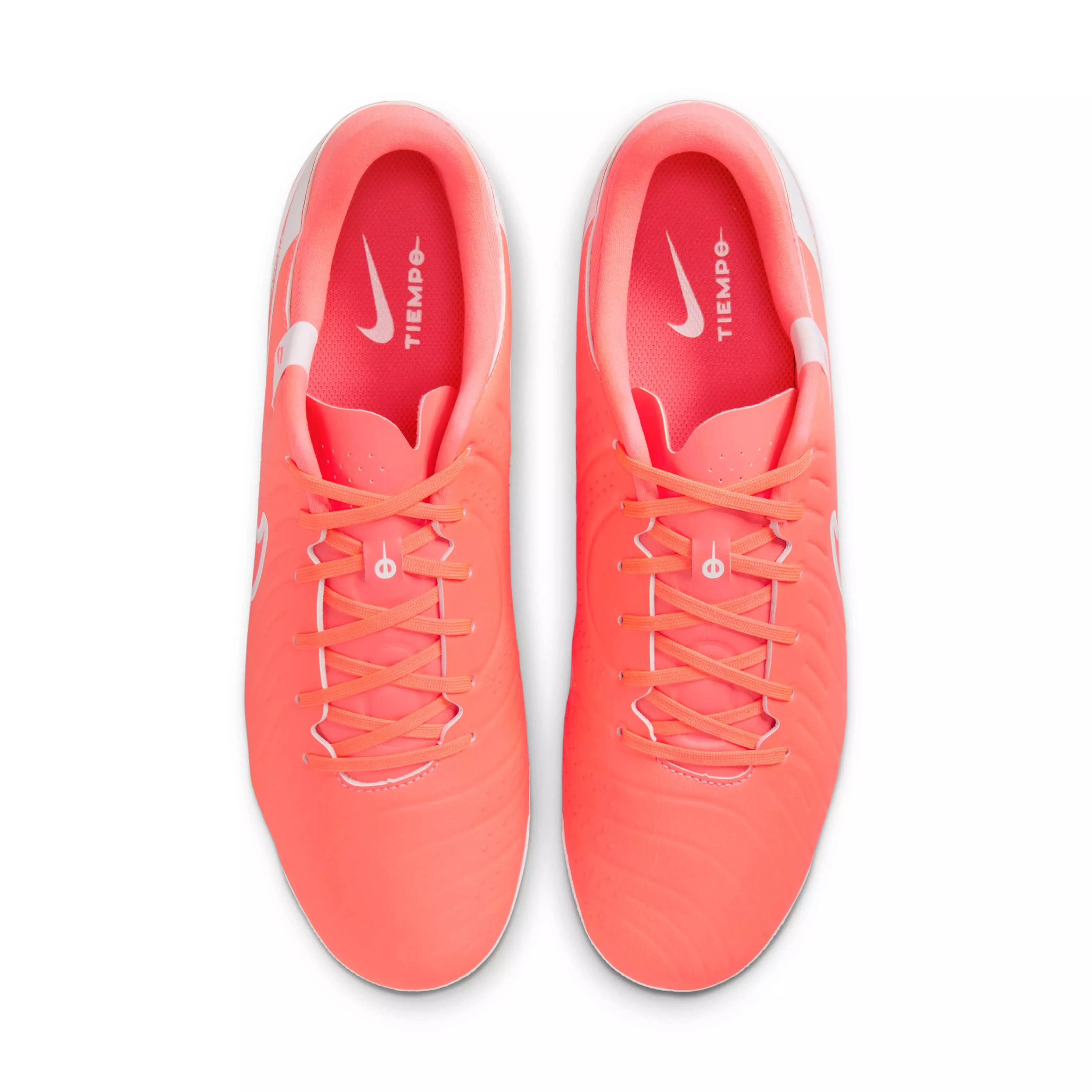 Nike Tiempo Legend 10 Academy AG "Hot Lava/White" Men's Soccer Cleat - LAVA/WHITE