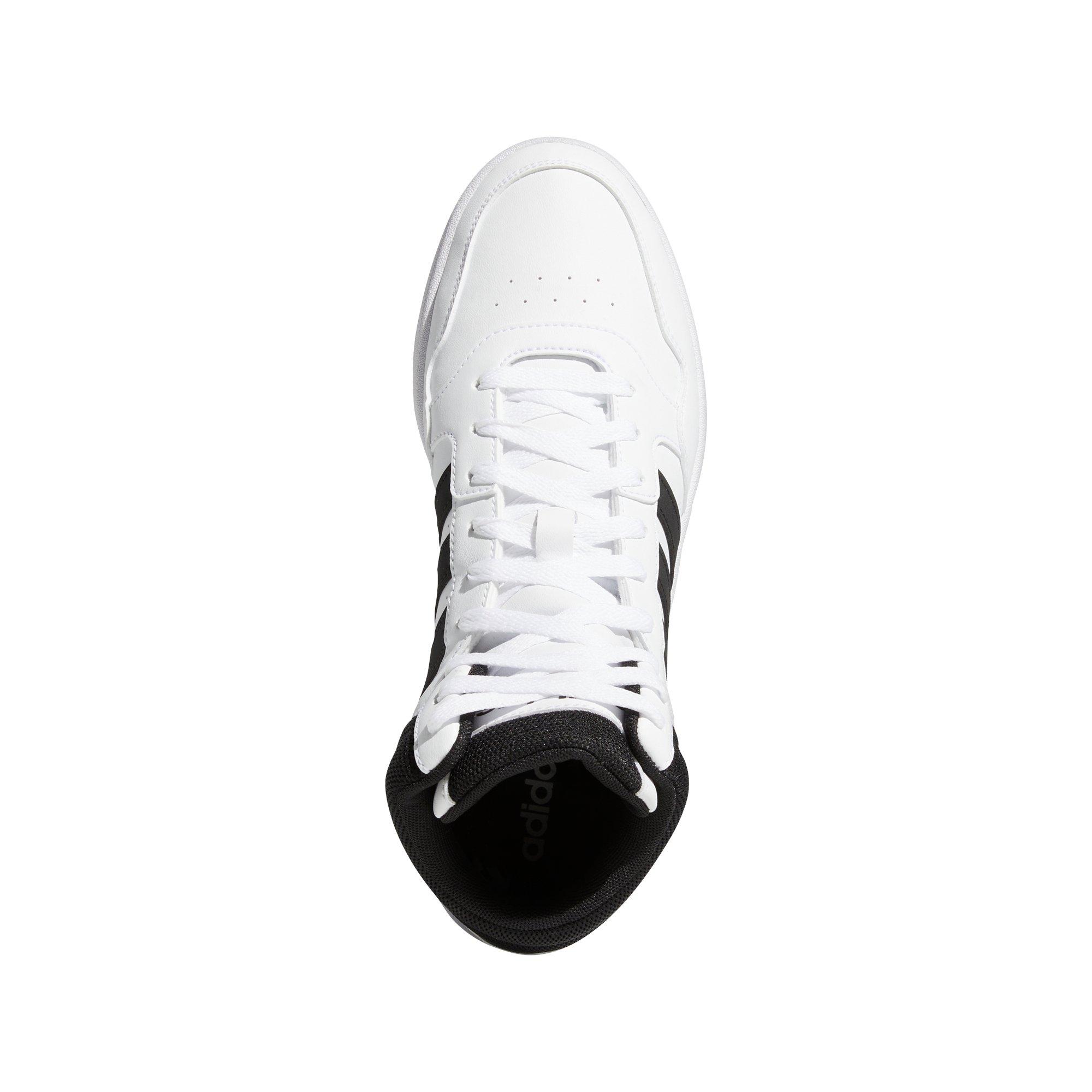 Men's Shoes - Hoops 3.0 Mid Lifestyle Basketball Classic Vintage Shoes -  White