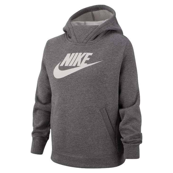 Nike Big Girls' Sportswear PE Pullover Hoodie - GREY