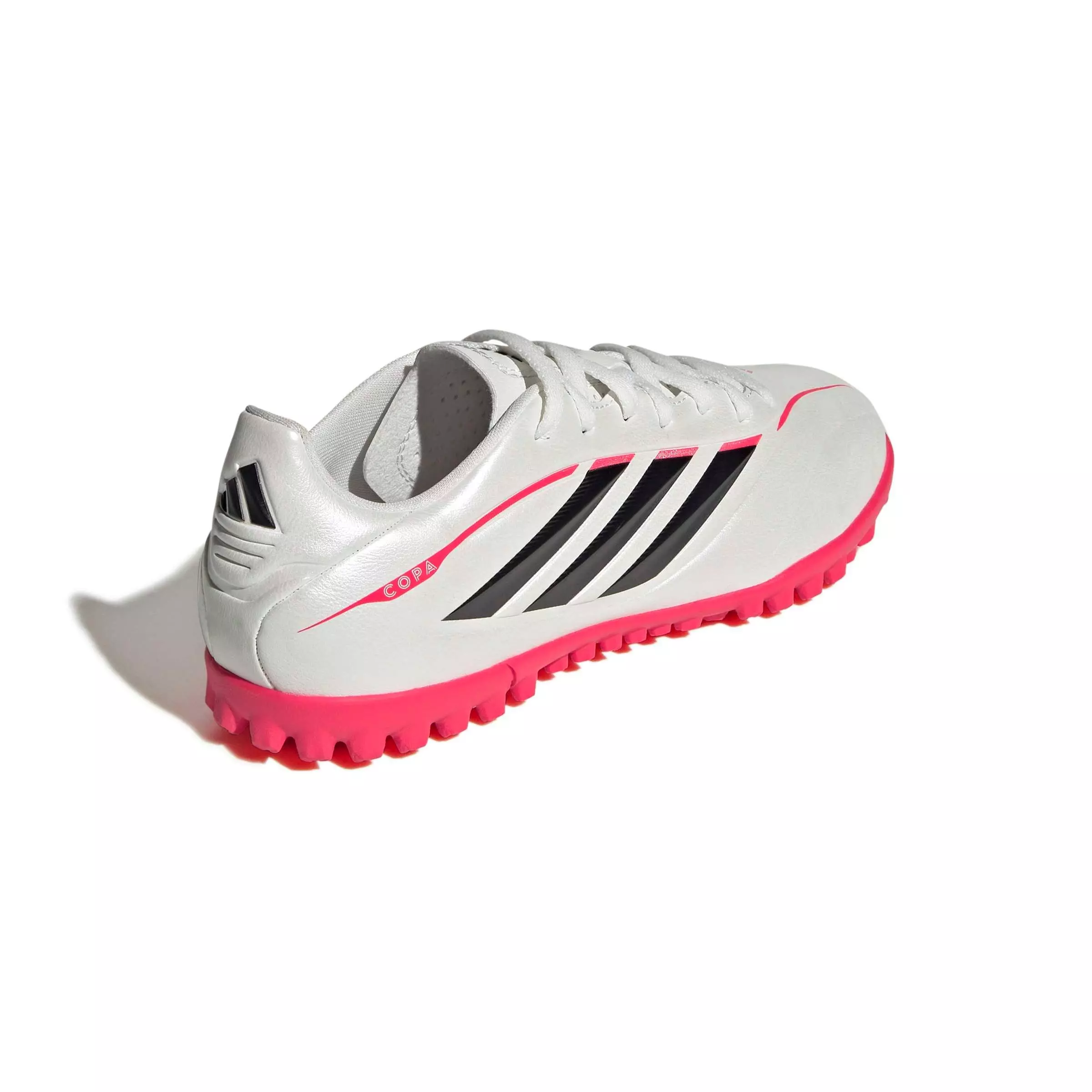 adidas Copa Pure IV Club Turf "Zero Metallic/Ftwr White/Lucid Red" Grade School Kids' Soccer Shoe - ZERO/BLACK/RED