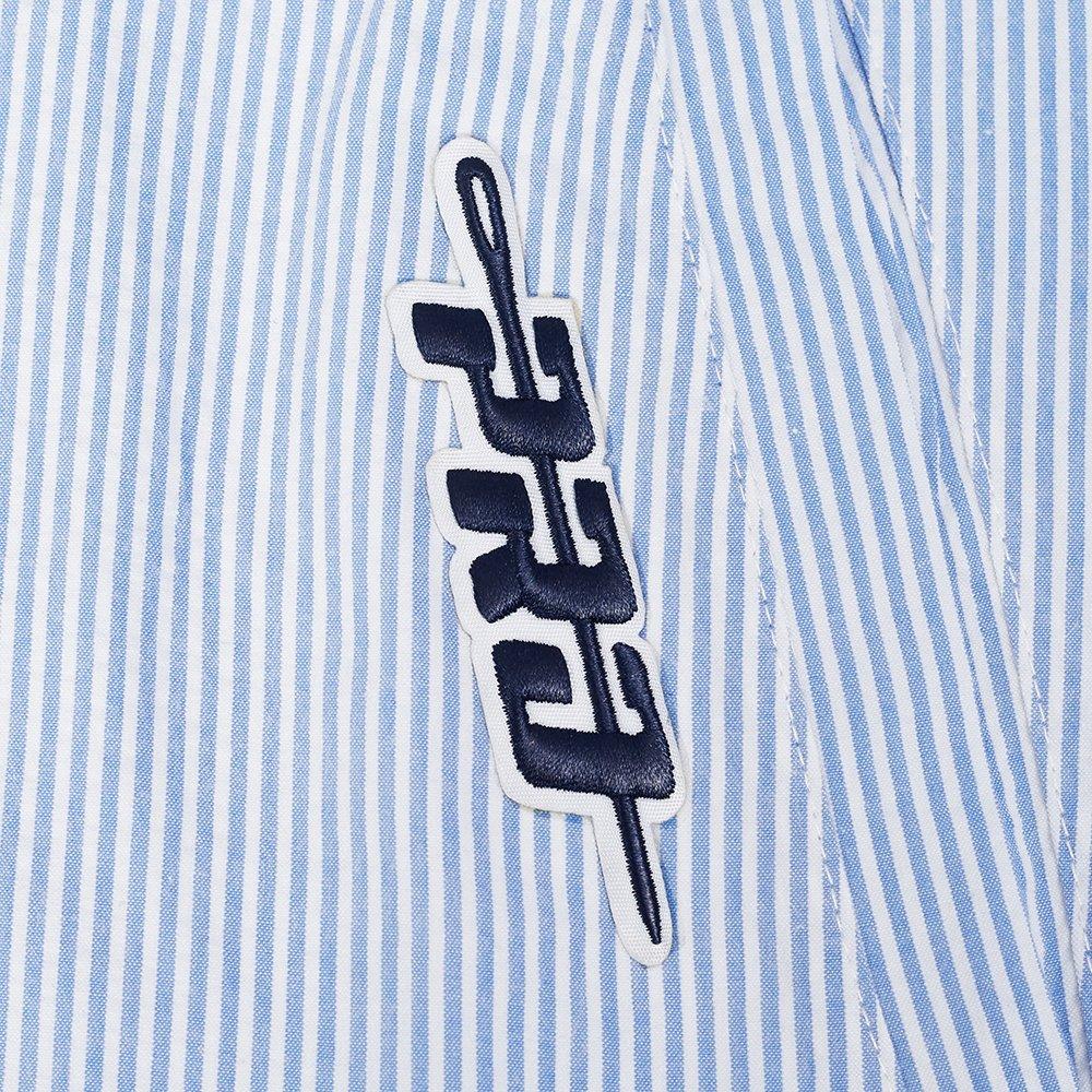Pro Standard Men's MLB New York Yankees Country Club Seersucker Jacket - Seersucker Blue - SEERSUCKER BLUE
