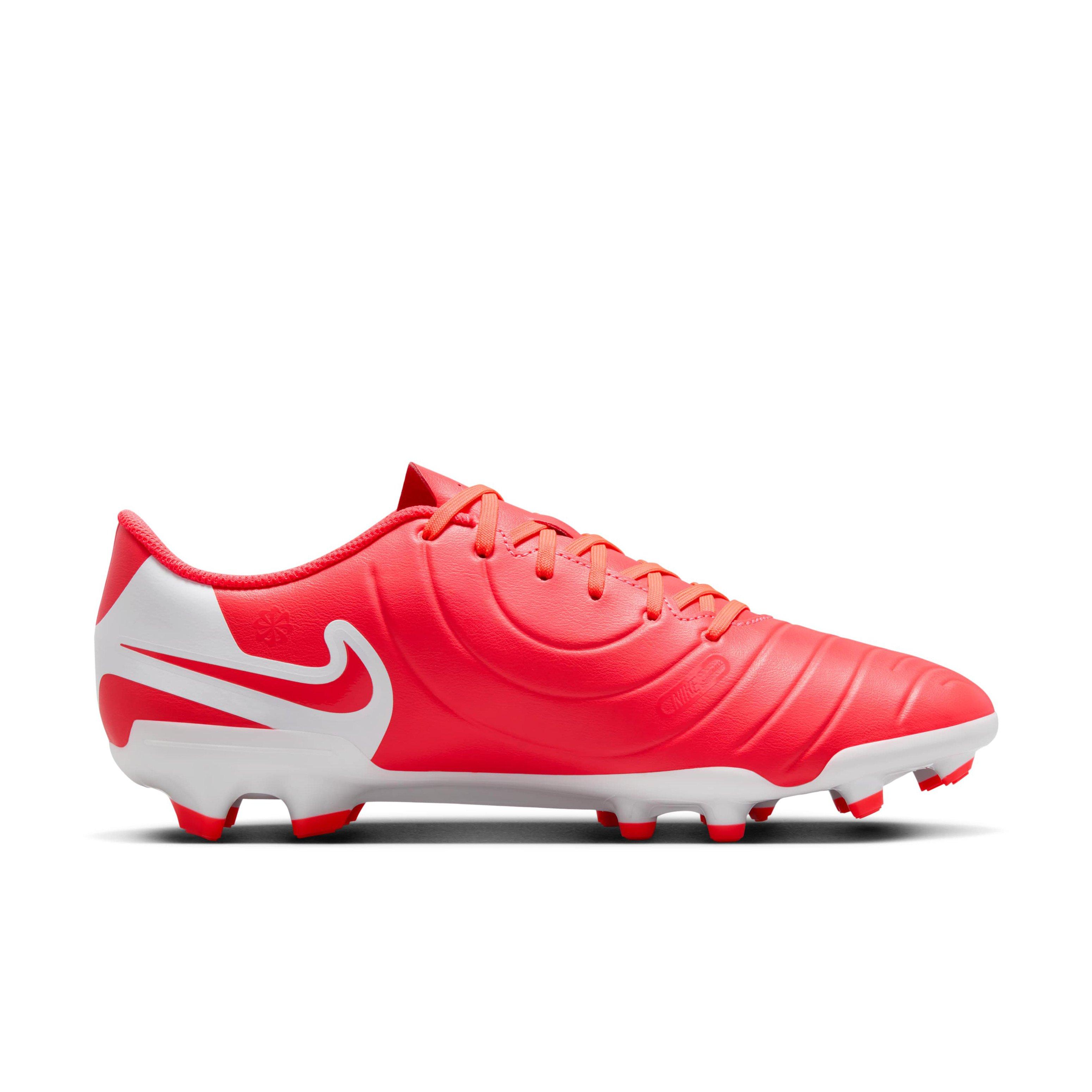 Nike Tiempo Legend 10 Club MG "Hot Lava/White" Men's Soccer Cleat - LAVA/WHITE Thumbnail View 1