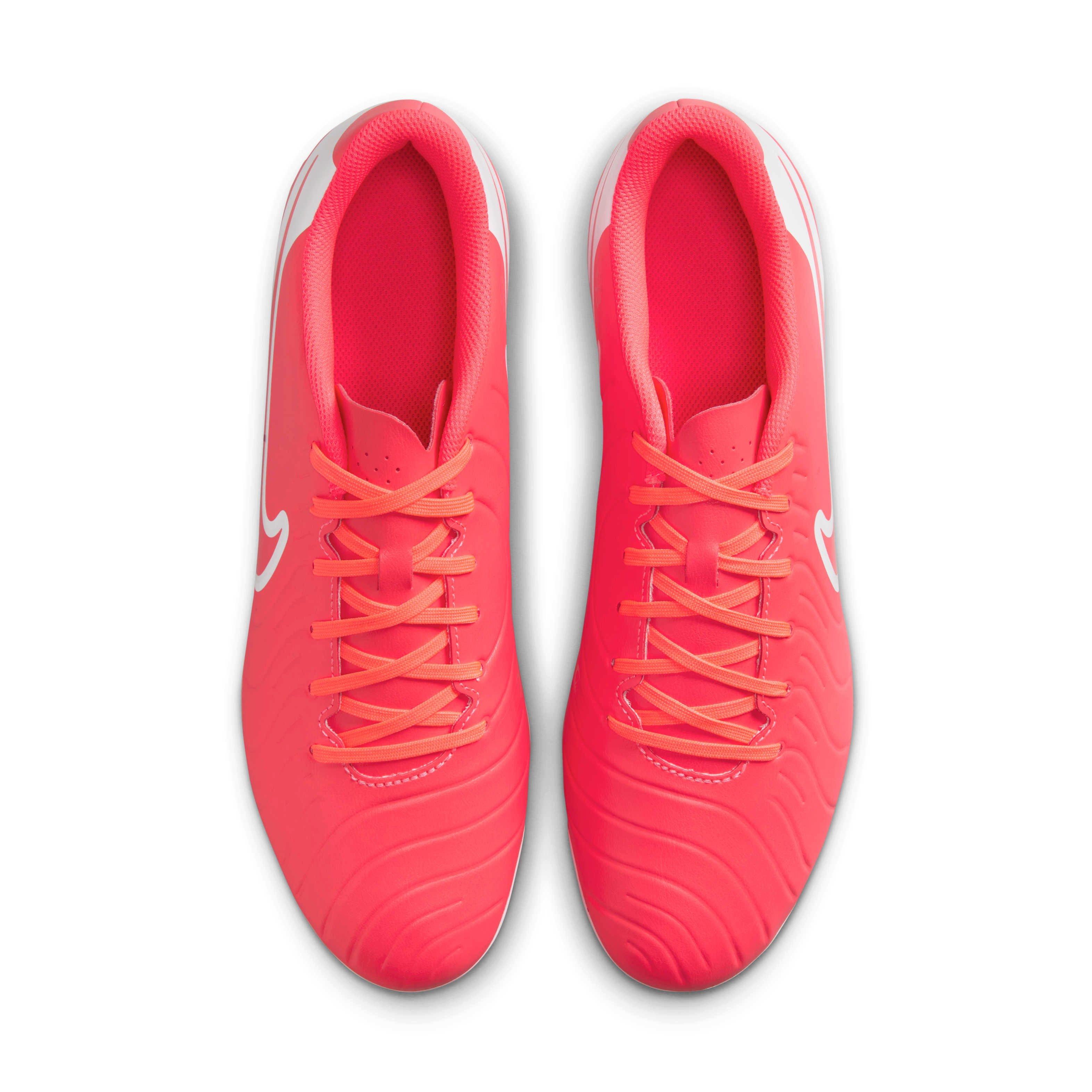 Nike Tiempo Legend 10 Club MG "Hot Lava/White" Men's Soccer Cleat - LAVA/WHITE Thumbnail View 4
