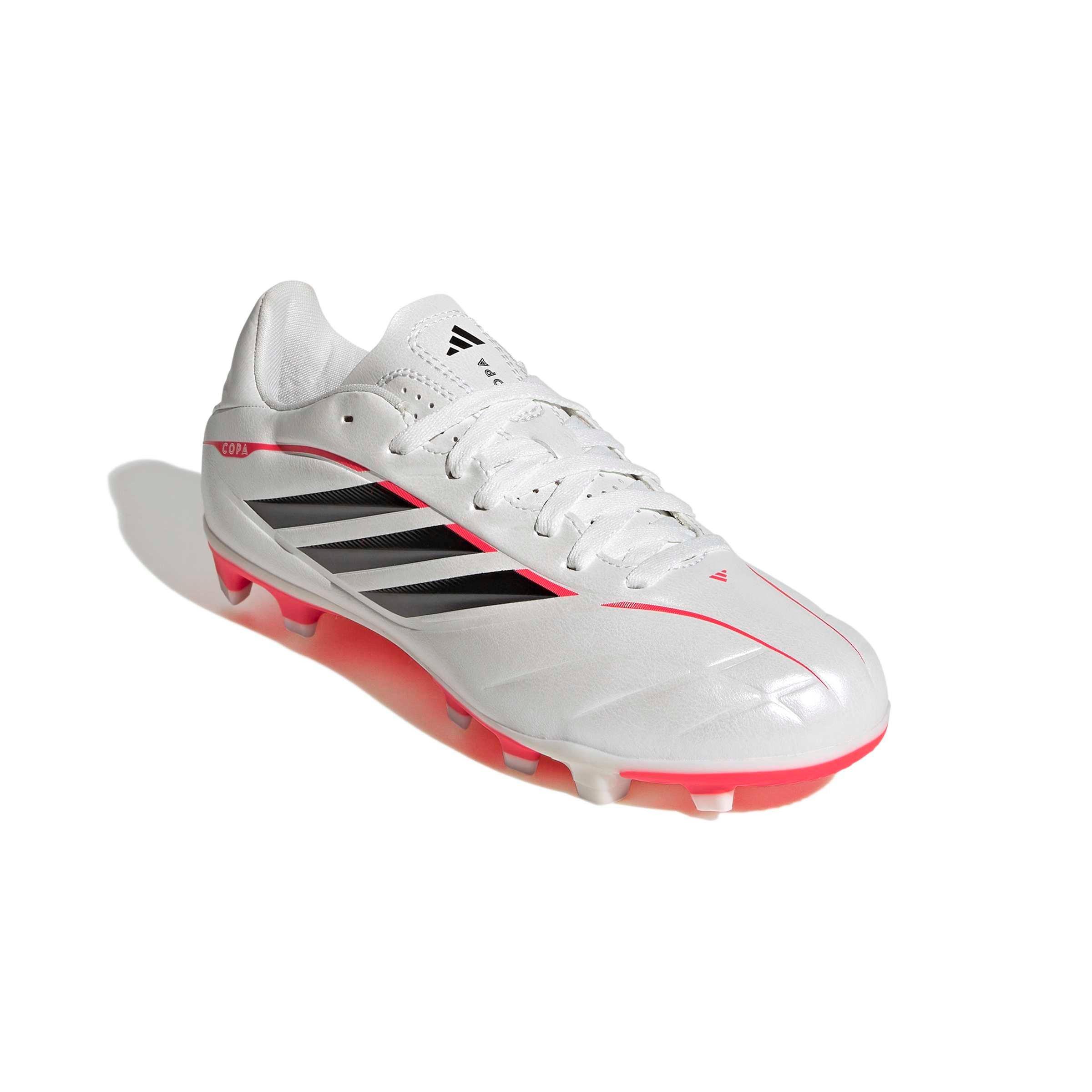 adidas Copa Pure IV Club FG "Zero Metallic/Ftwr White/Lucid Red" Grade School Kids' Soccer Cleat - ZERO/BLACK/RED Thumbnail View 3