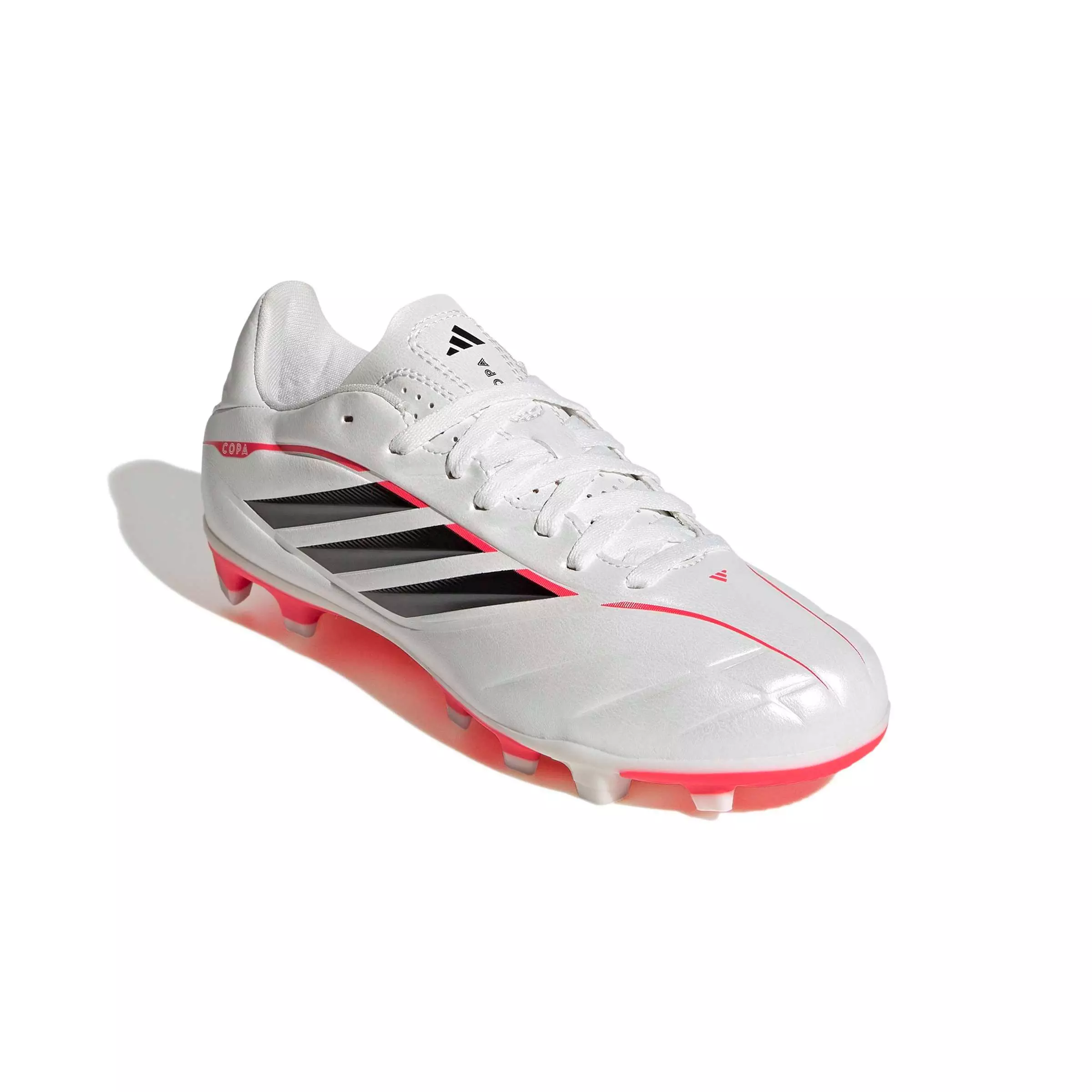 adidas Copa Pure IV Club FG "Zero Metallic/Ftwr White/Lucid Red" Grade School Kids' Soccer Cleat - ZERO/BLACK/RED