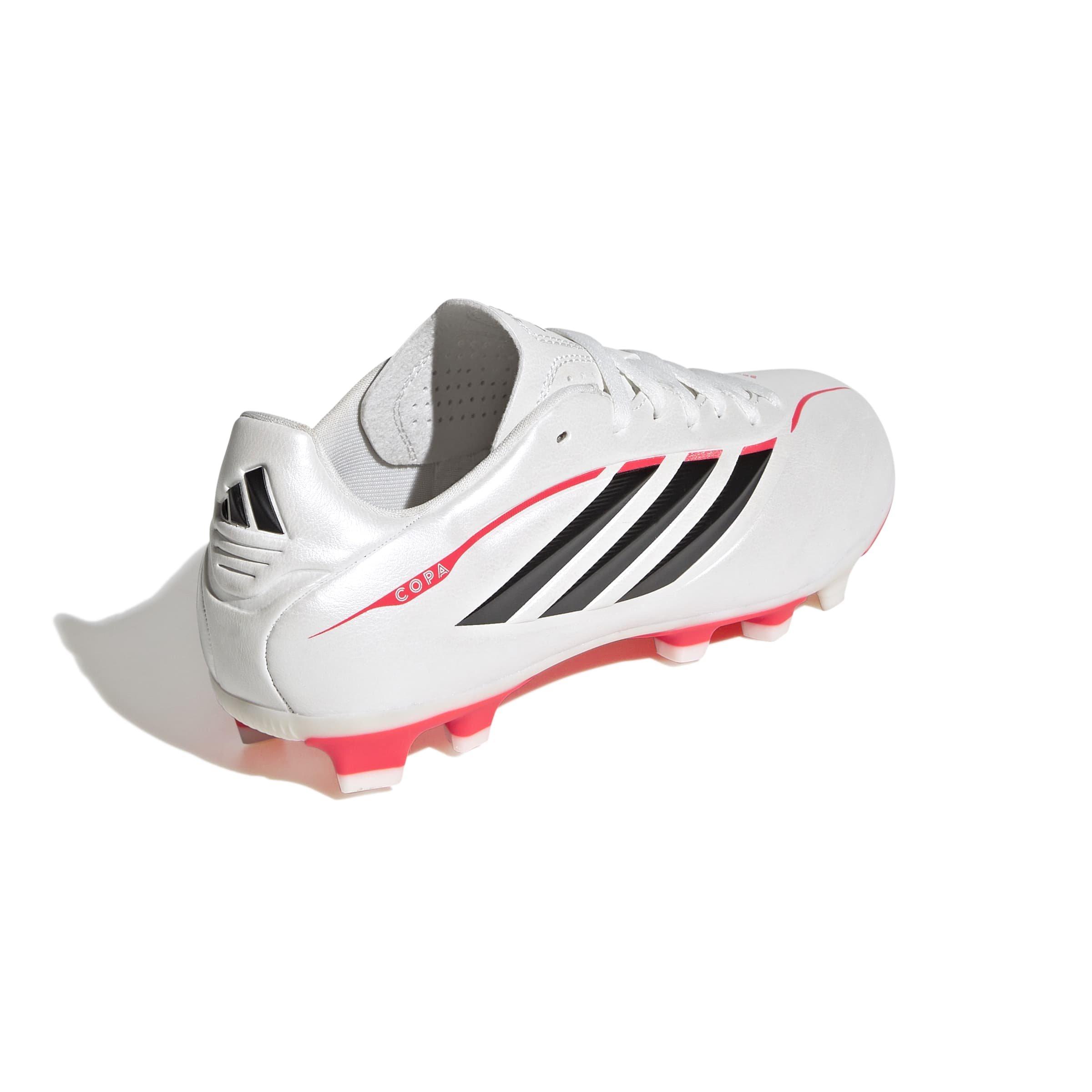 adidas Copa Pure IV Club FG "Zero Metallic/Ftwr White/Lucid Red" Grade School Kids' Soccer Cleat - ZERO/BLACK/RED Thumbnail View 4
