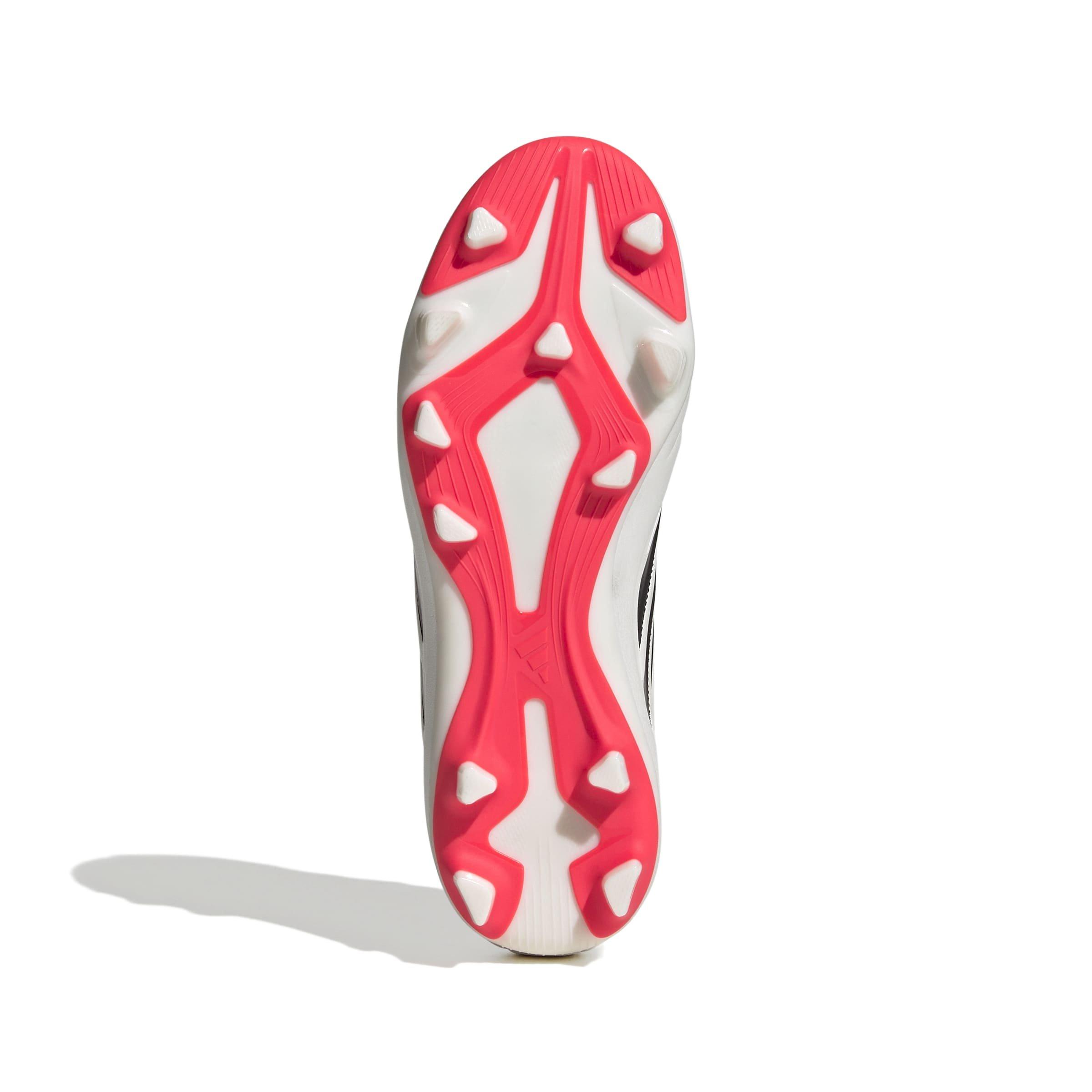 adidas Copa Pure IV Club FG "Zero Metallic/Ftwr White/Lucid Red" Grade School Kids' Soccer Cleat - ZERO/BLACK/RED Thumbnail View 6