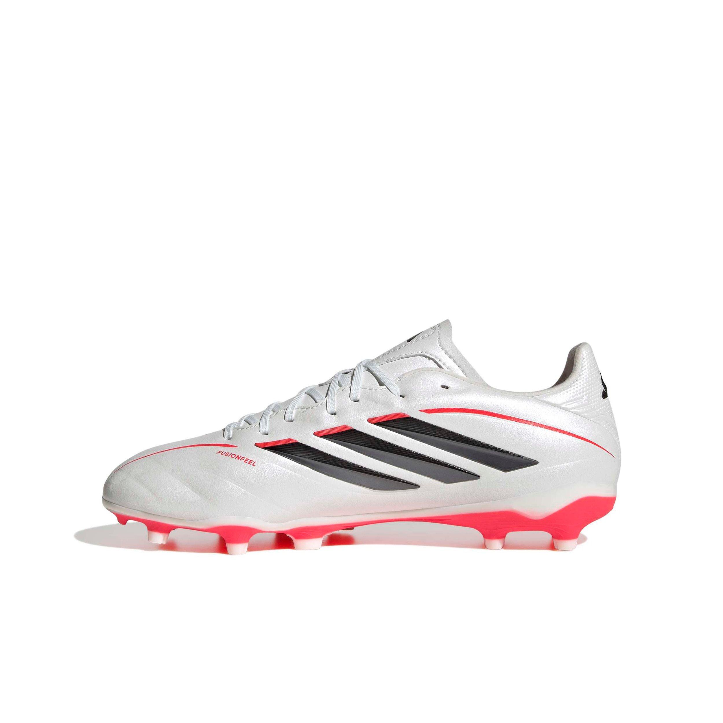 adidas Copa Pure IV League FG Preschool Kids' "Zero Metallic/Core Black/Lucid Red" Soccer Cleat