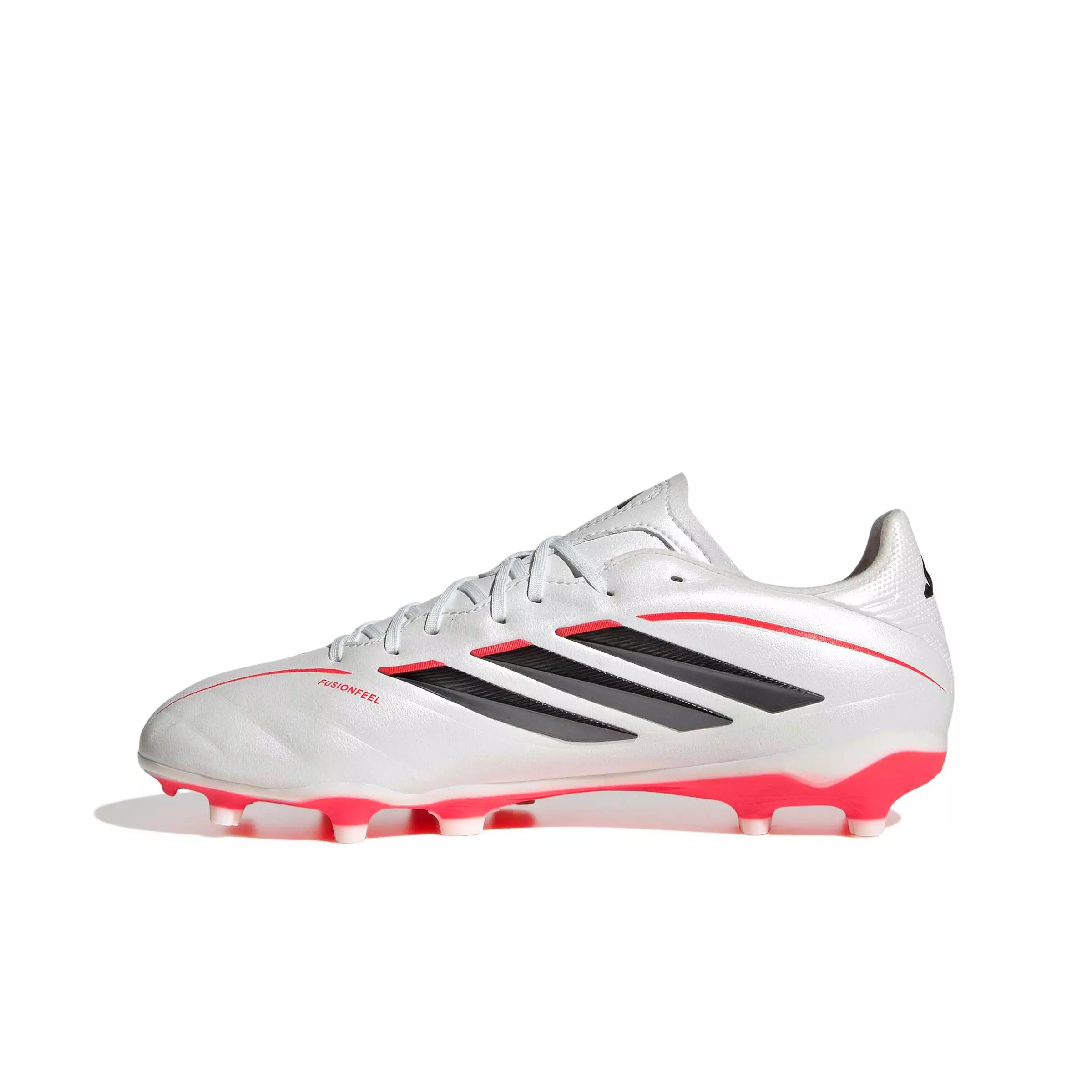 adidas Copa Pure IV League FG "Zero Metallic/Ftwr White/Lucid Red" Grade School Kids' Soccer Cleat - ZERO/BLACK/RED