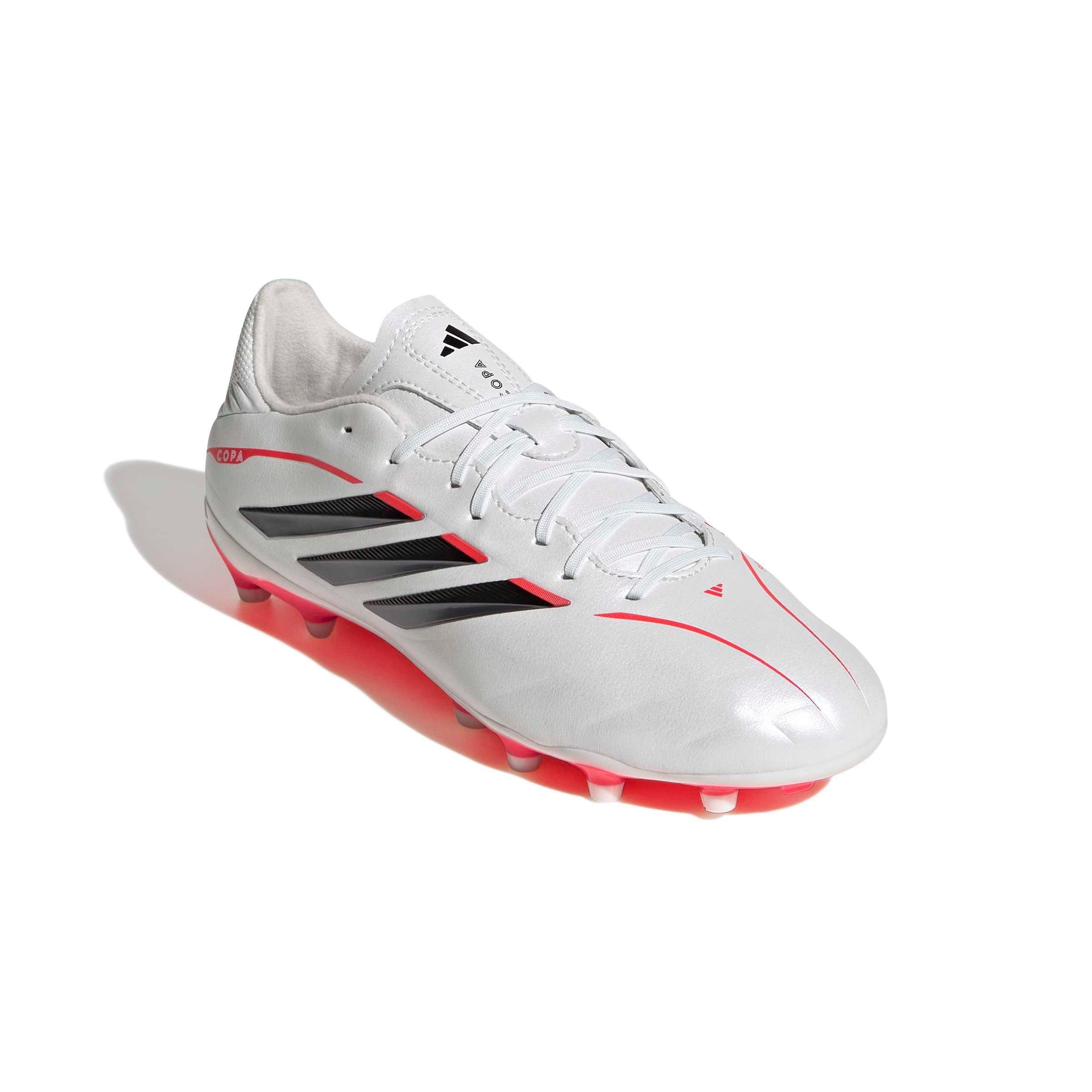 adidas Copa Pure IV League FG Grade School Kids' "Zero Metallic/Ftwr White/Lucid Red" Soccer Cleat