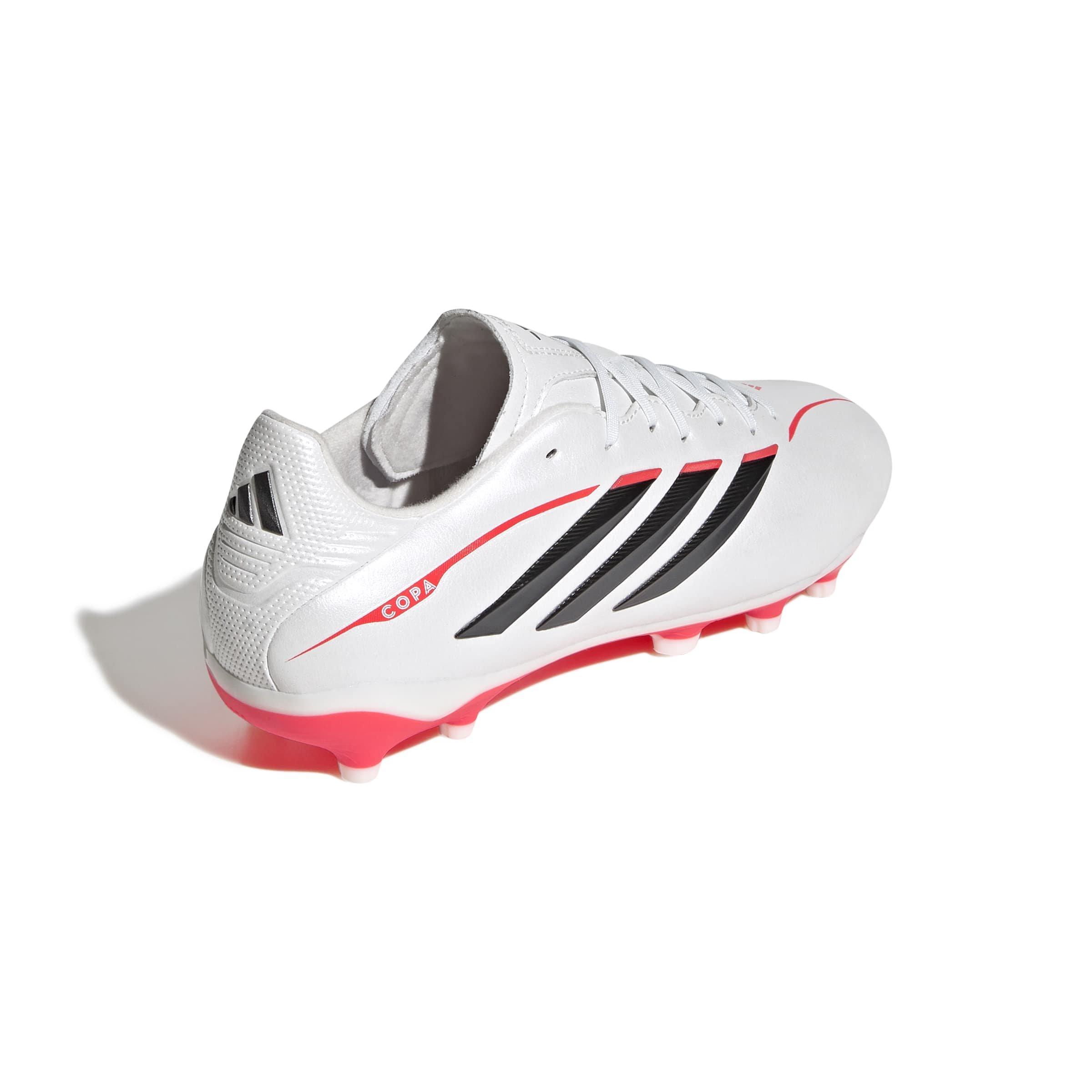 adidas Copa Pure IV League FG Grade School Kids' "Zero Metallic/Ftwr White/Lucid Red" Soccer Cleat