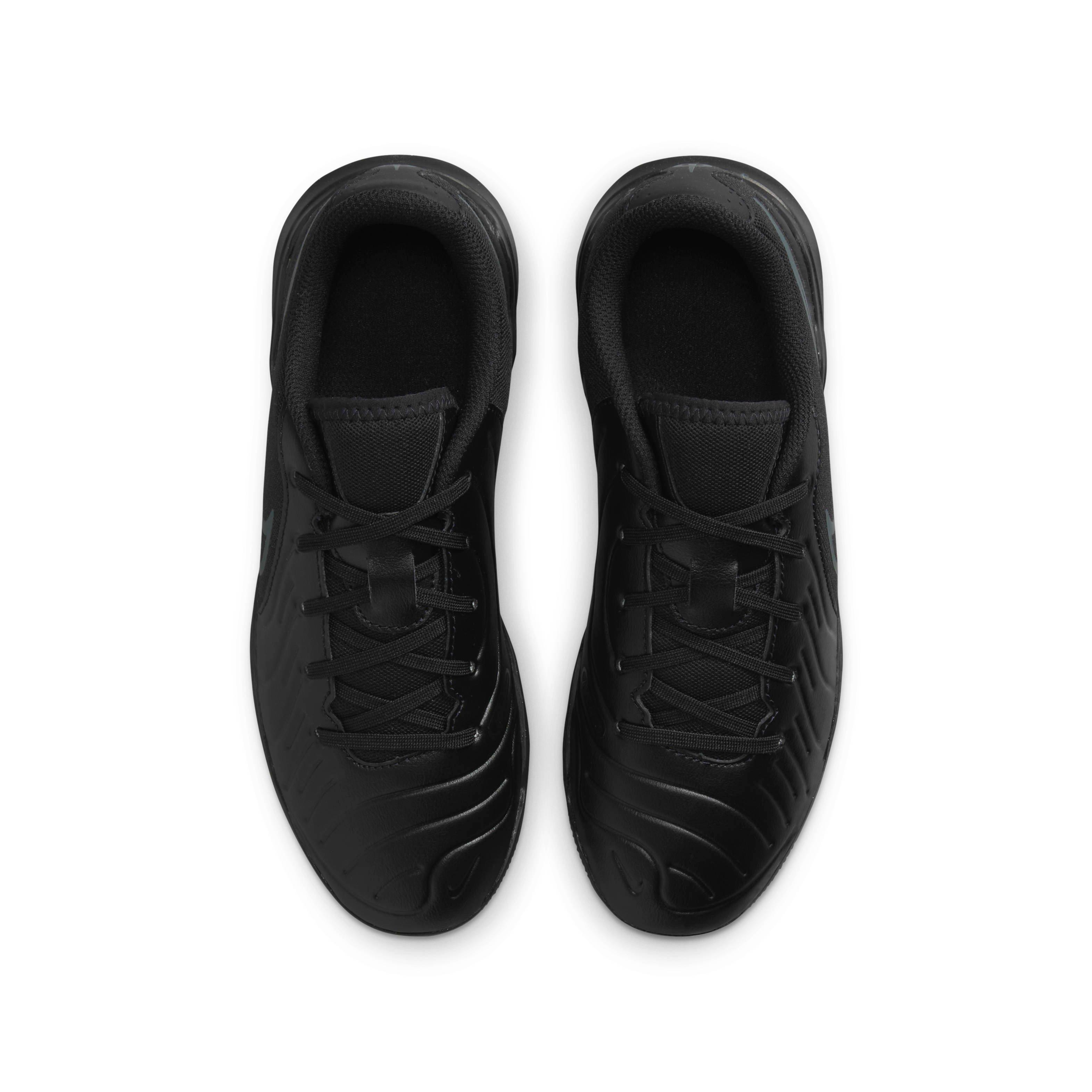 Nike Jr. Tiempo Legend 10 Club IC  Grade School Kids' "Black/Deep Jungle/Black" Soccer Shoe