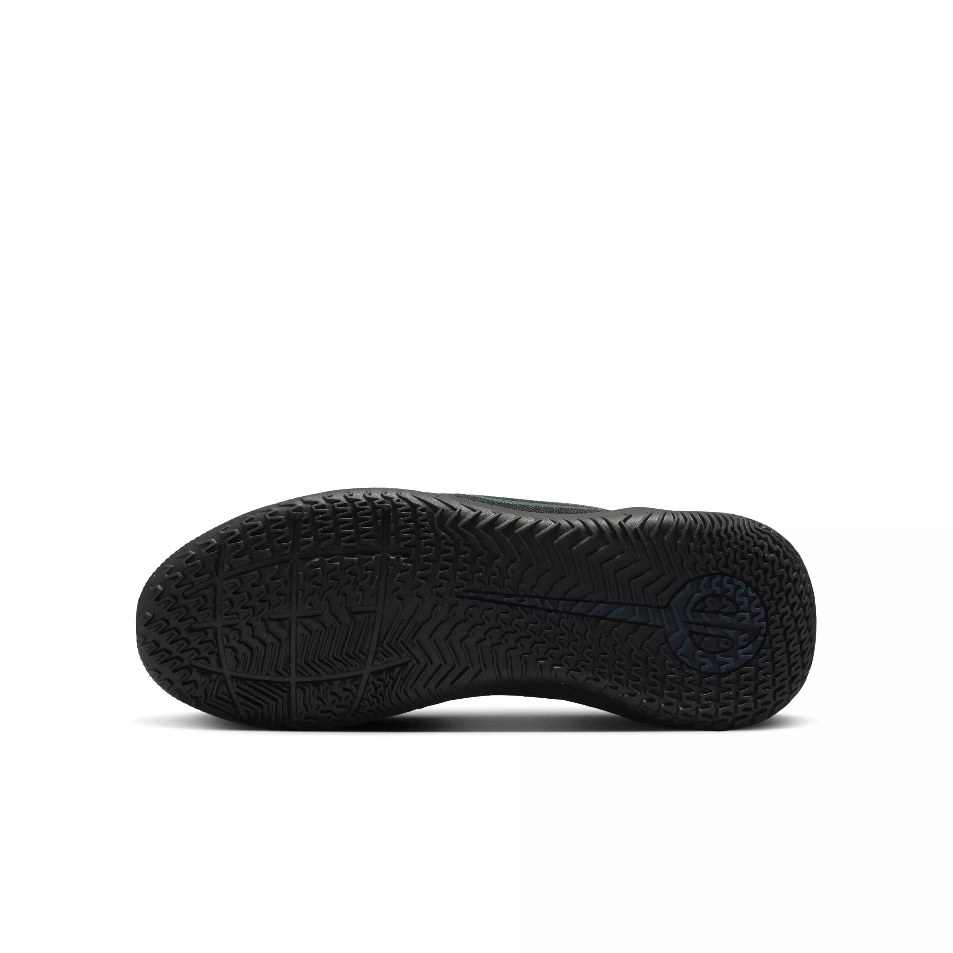 Nike Jr. Tiempo Legend 10 Club IC "Black/Deep Jungle/Black" Grade School Kids' Soccer Shoe - BLACK/JUNGLE/BLACK