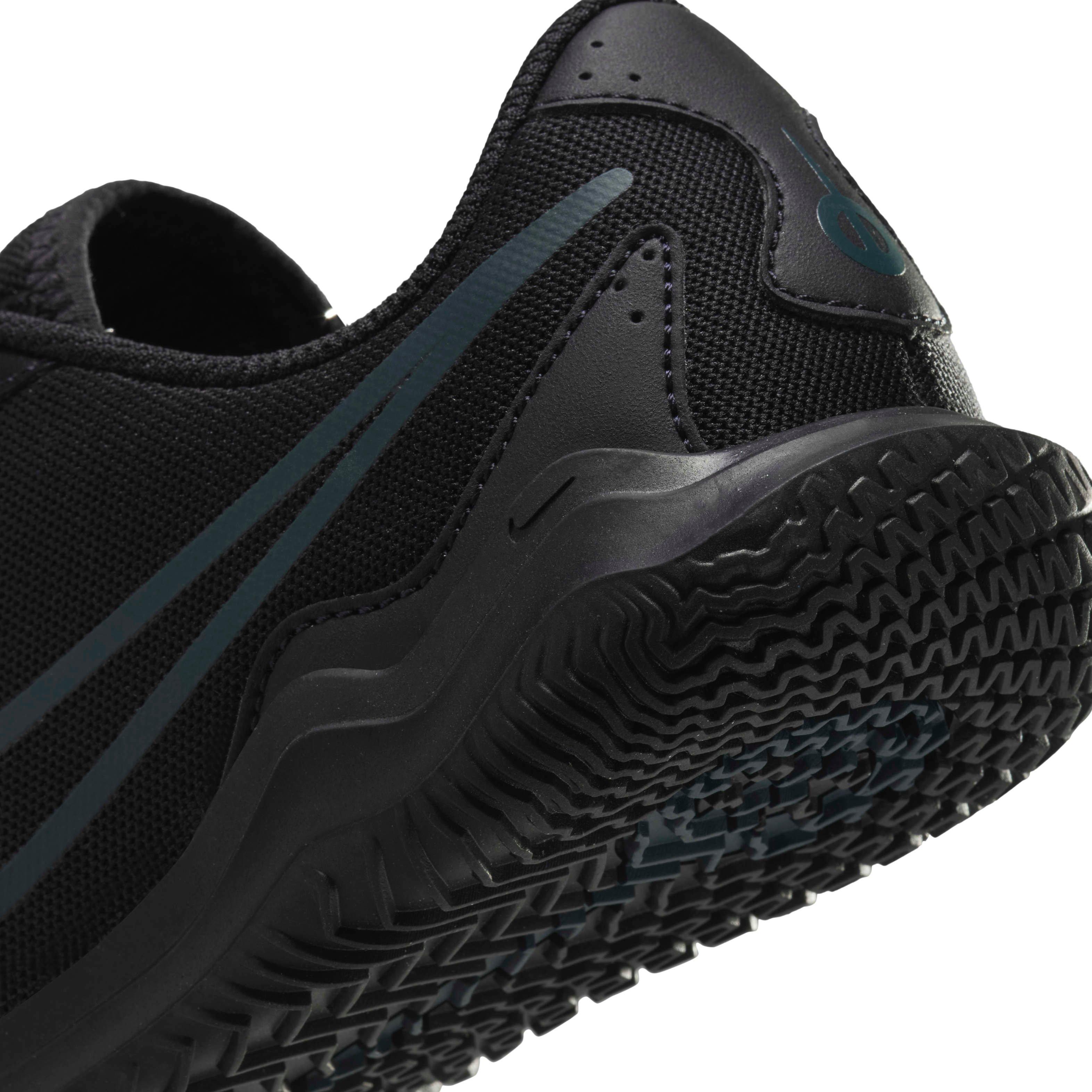 Nike Jr. Tiempo Legend 10 Club IC  Grade School Kids' "Black/Deep Jungle/Black" Soccer Shoe
