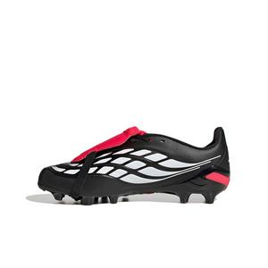 adidas Predator League Fold-Over Tongue AG "Core Black/White/Lucid Red" Preschool Kids' Soccer Cleat