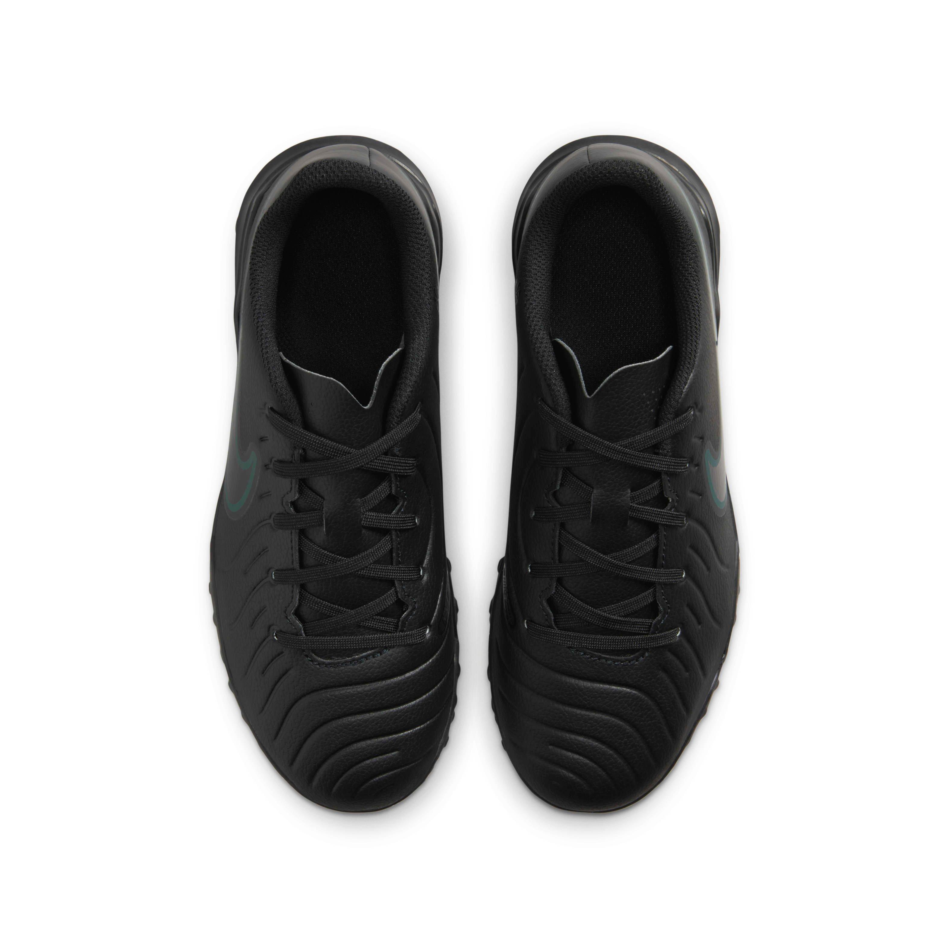 Nike Jr. Tiempo Legend 10 Club Turf  Grade School Kids' "Black/Deep Jungle/Black" Soccer Shoe