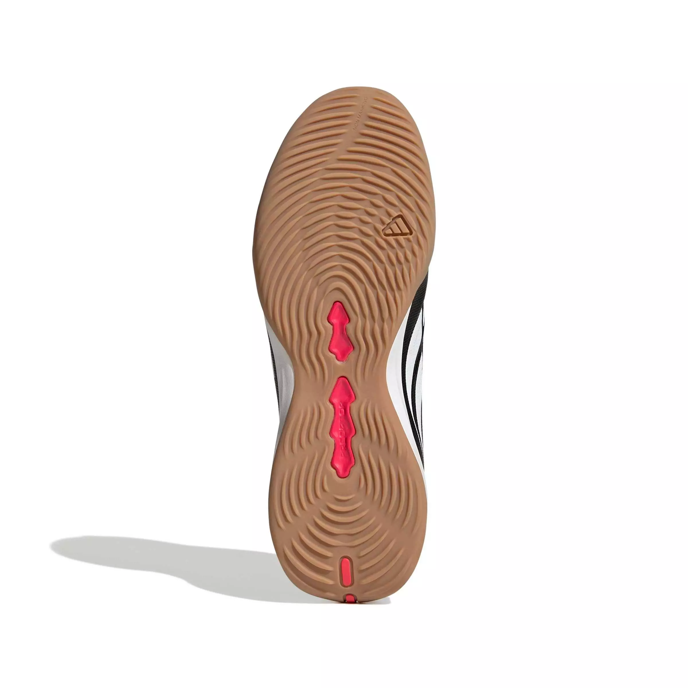 adidas Predator League Fold-Over Tongue Indoor "Black/White/Lucid Red" Preschool Kids' Soccer Shoe - BLACK/WHITE/RED