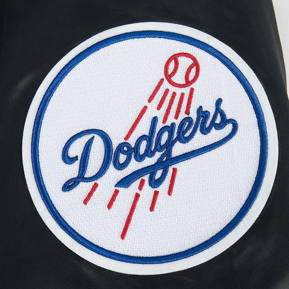 Pro Standard Men's MLB Los Angeles Dodgers World Series 2025 Pro Satin YD Rib Jacket - BLACK/BLUE