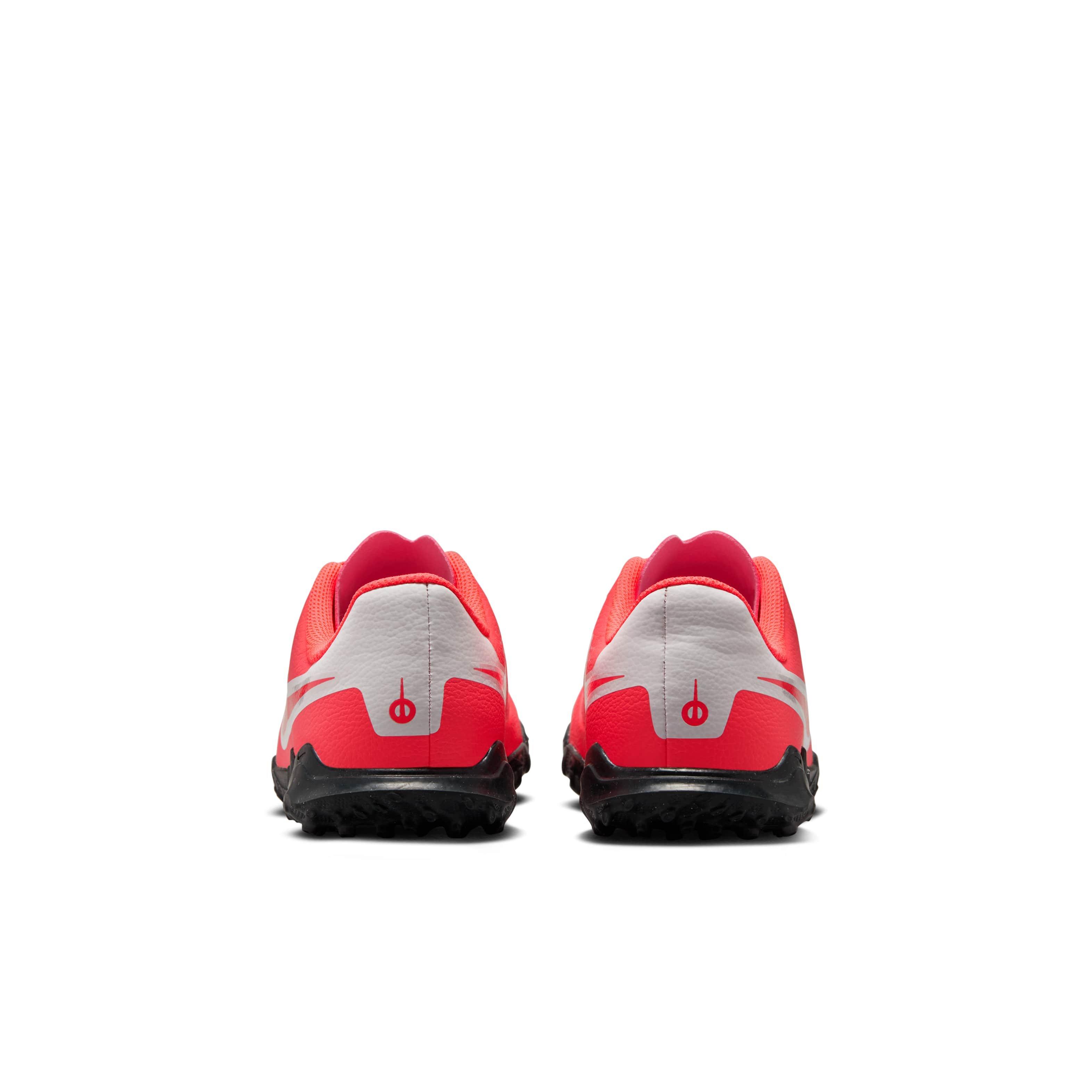 Nike Jr. Tiempo Legend 10 Club Turf Grade School Kids' "Hot Lava/White" Soccer Shoe