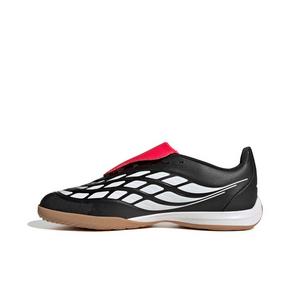 adidas Predator League FO Tongue Indoor "Core Black/White/Lucid Red" Grade School Kids' Soccer Shoe