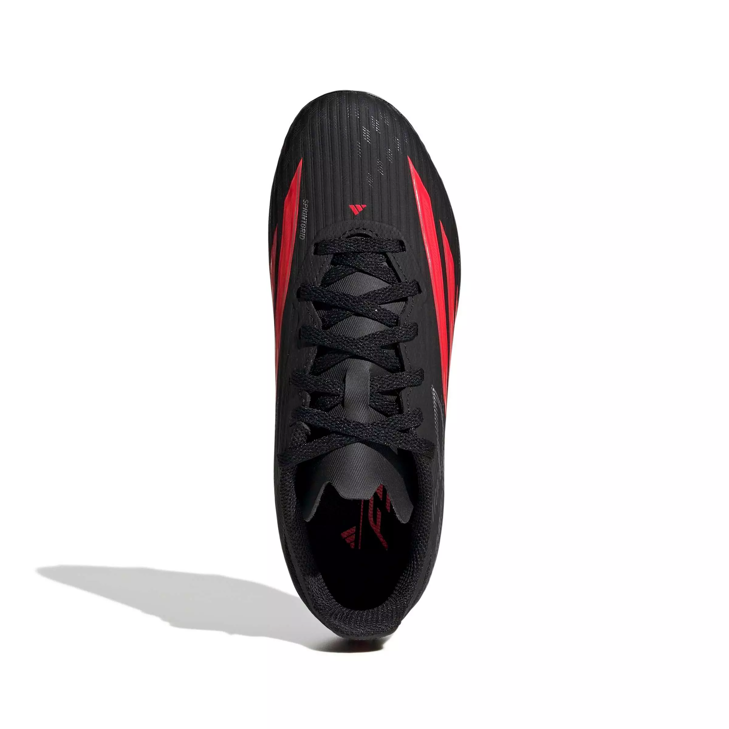 adidas F50 League MG "Core Black/Lucid Red/Core Black" Preschool Kids' Soccer Cleat - BLACK/RED/BLACK