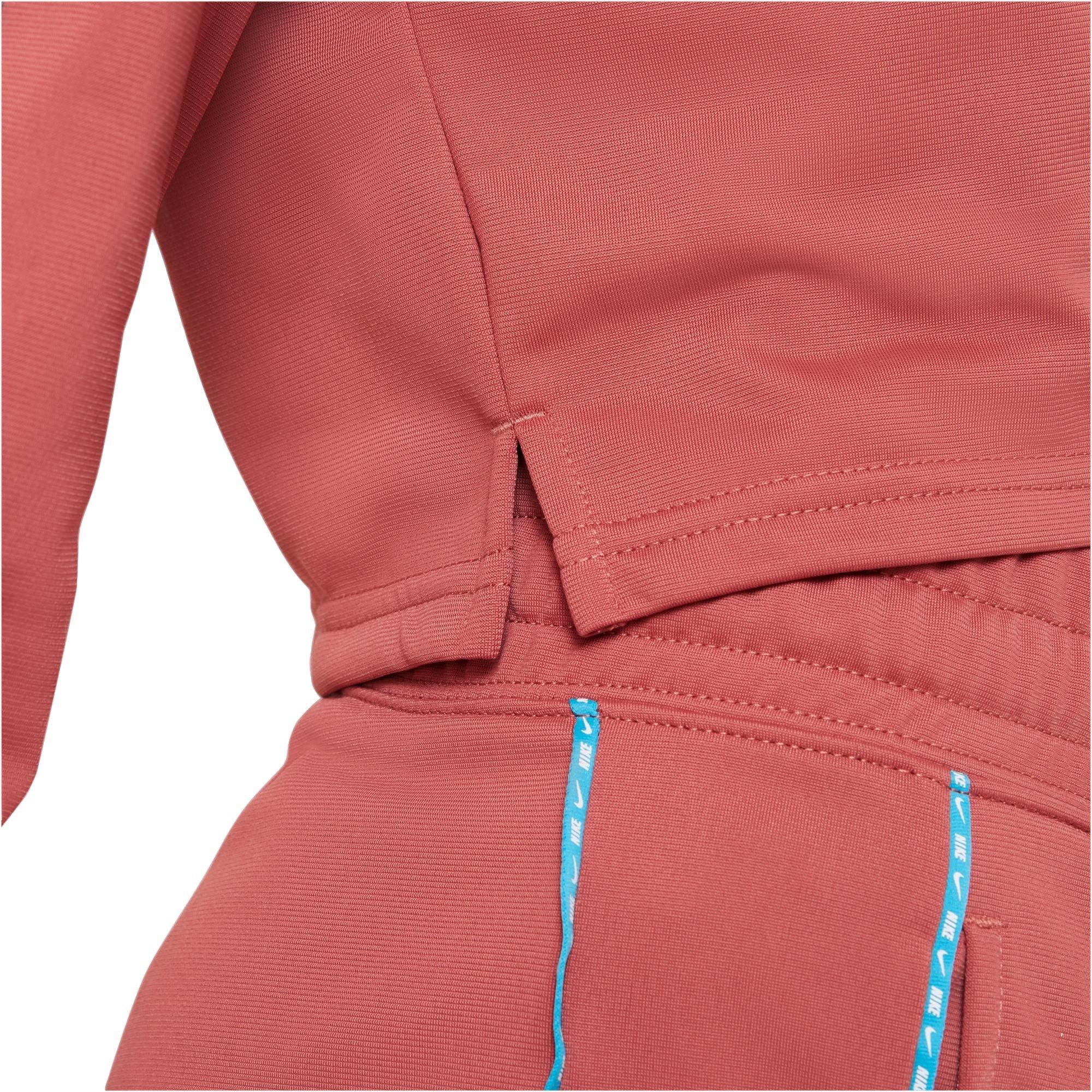 Nike Big Girls' Sportswear HW Tracksuit - RED Thumbnail View 4