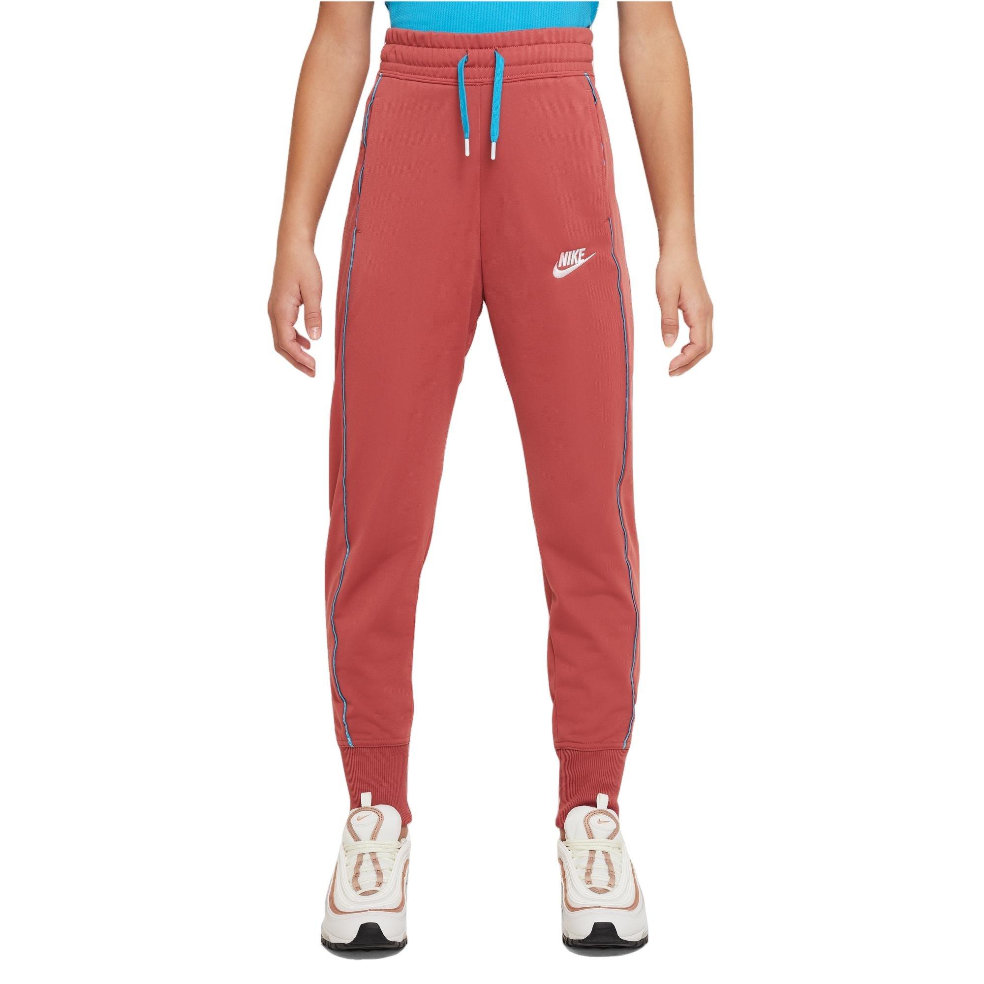 Nike Big Girls' Sportswear HW Tracksuit - RED Thumbnail View 8