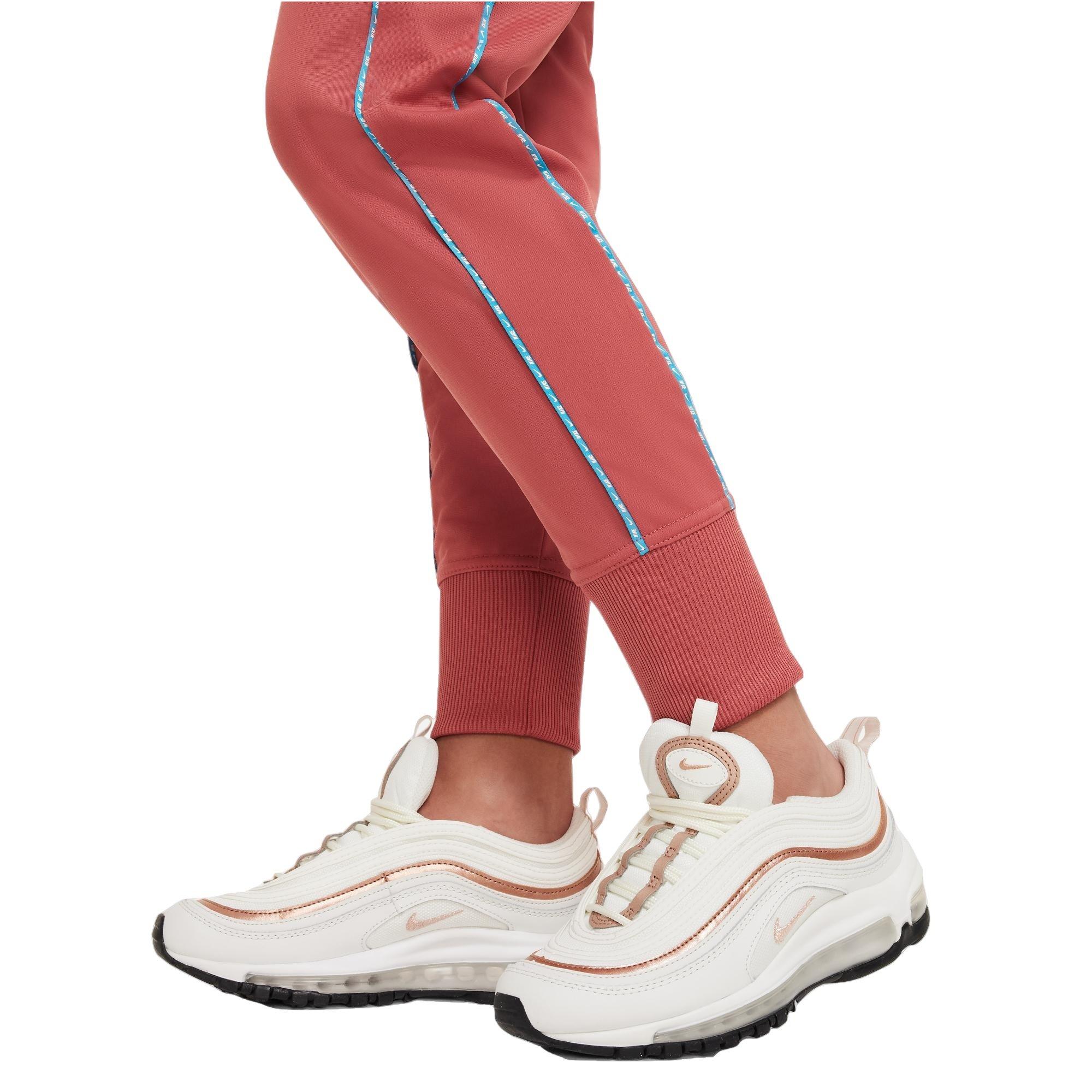 Nike Big Girls' Sportswear HW Tracksuit - RED Thumbnail View 9