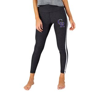 College Concepts Women's Colorado Rockies Centerline Knit Leggings