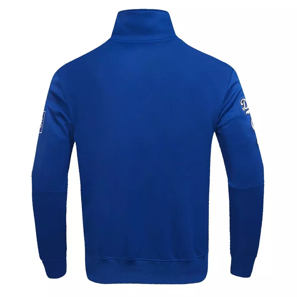 Pro Standard Men's MLB Los Angeles Dodgers Classic Double Knit Track Jacket - Blue - BLUE