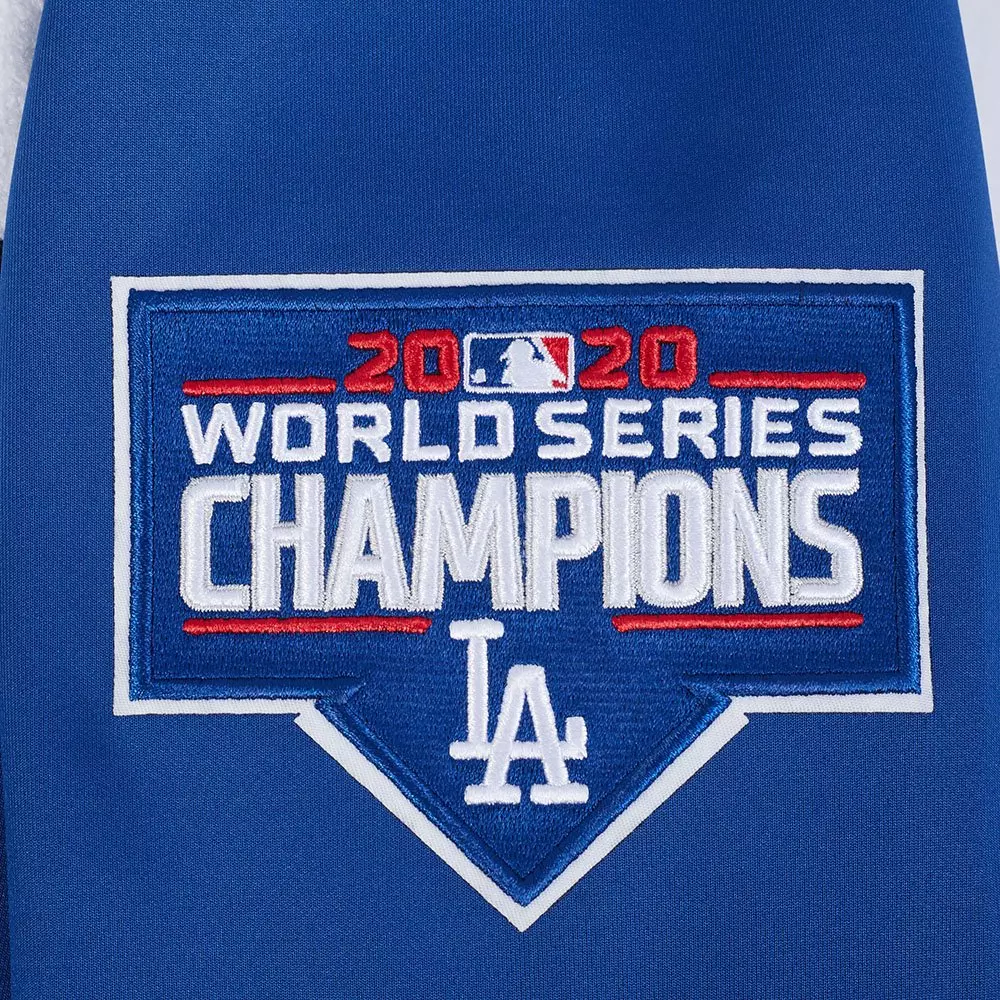 Pro Standard Men's MLB Los Angeles Dodgers Classic Double Knit Track Jacket - Blue - BLUE