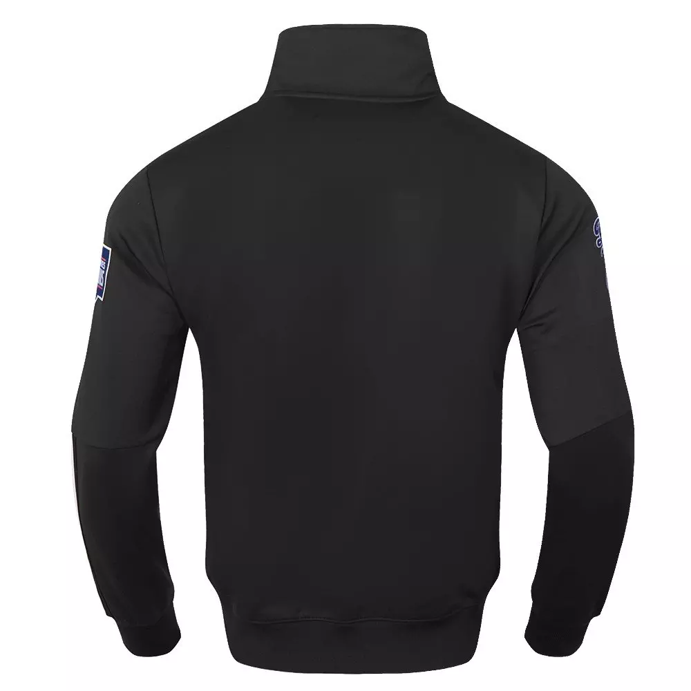 Pro Standard Men's MLB Los Angeles Dodgers Classic Track Jacket - Black - BLACK