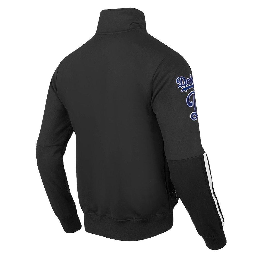 Pro Standard Men's MLB Los Angeles Dodgers Classic Track Jacket - Black - BLACK