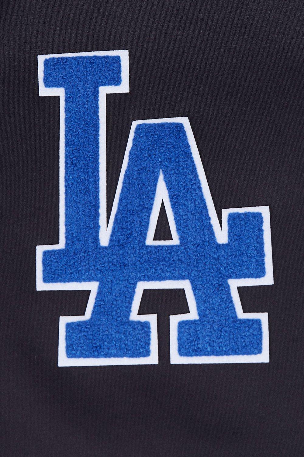 Pro Standard Men's MLB Los Angeles Dodgers Classic Track Jacket - Black - BLACK