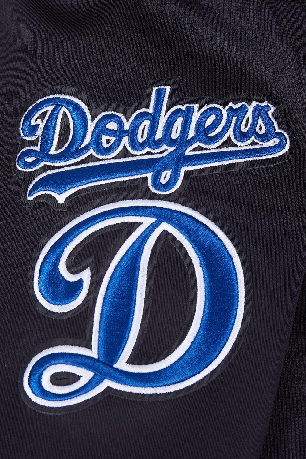 Pro Standard Men's MLB Los Angeles Dodgers Classic Track Jacket - Black - BLACK