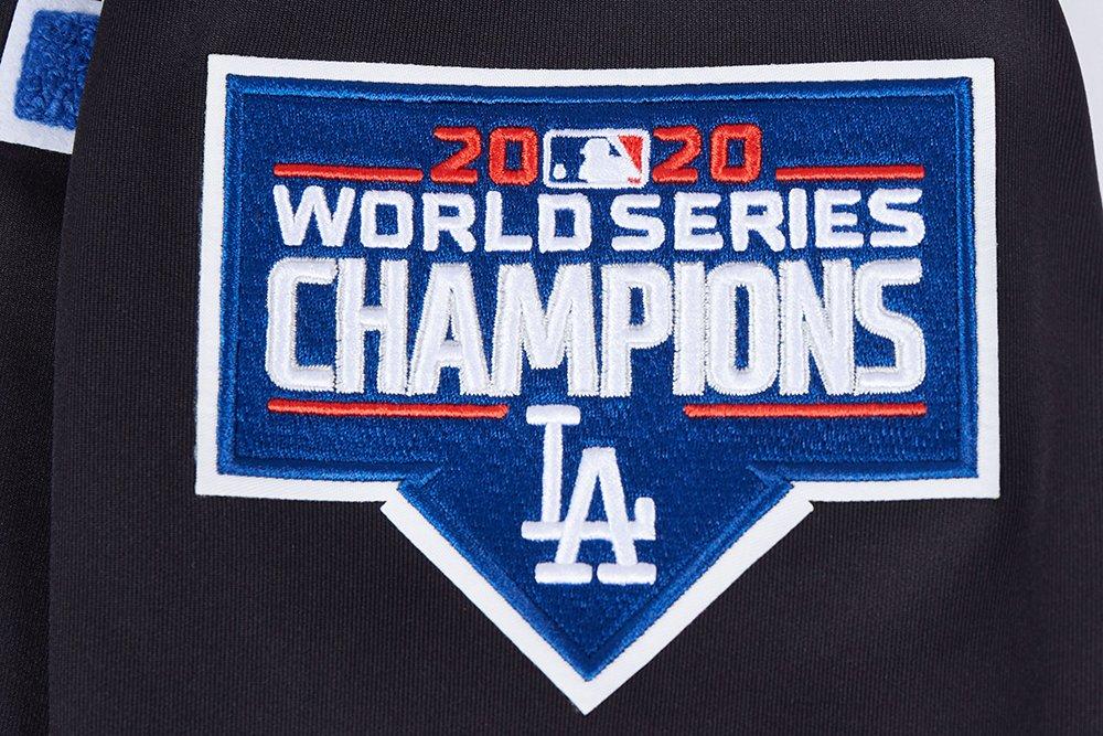 Pro Standard Men's MLB Los Angeles Dodgers Classic Track Jacket - Black - BLACK