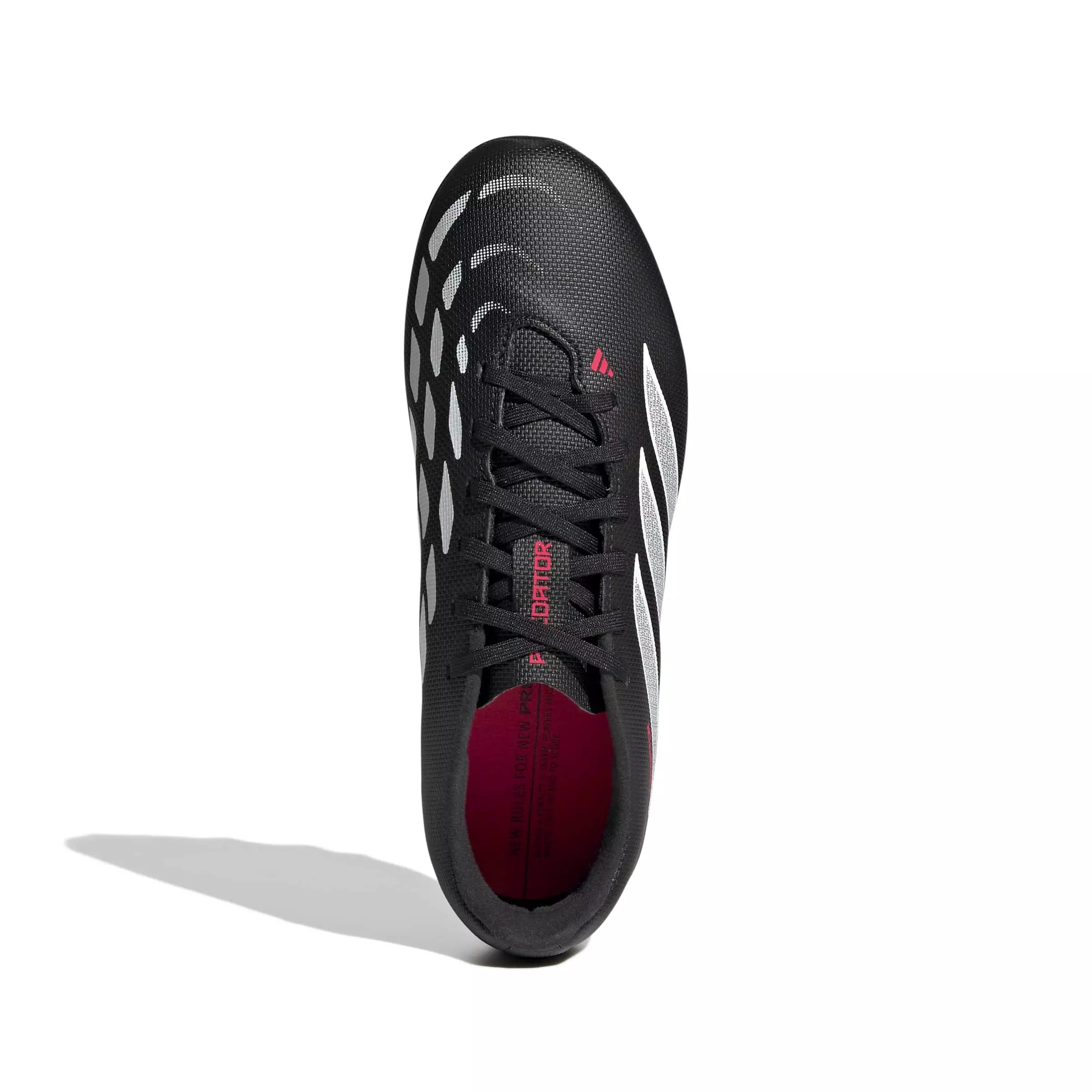 adidas Predator Club MG "Core Black/Ftwr White/Lucid Red" Preschool Kids' Soccer Cleat - BLACK/WHITE/RED