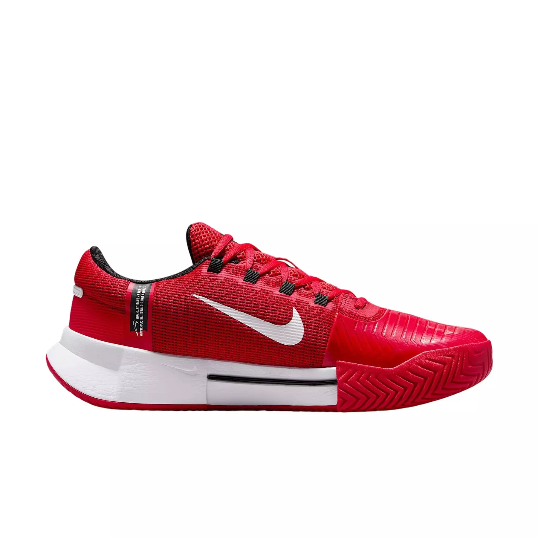 Nike Zoom GP Challenge 1 "University Red/Black/White" Men's Hard Court Tennis Shoe - RED/BLACK/WHITE