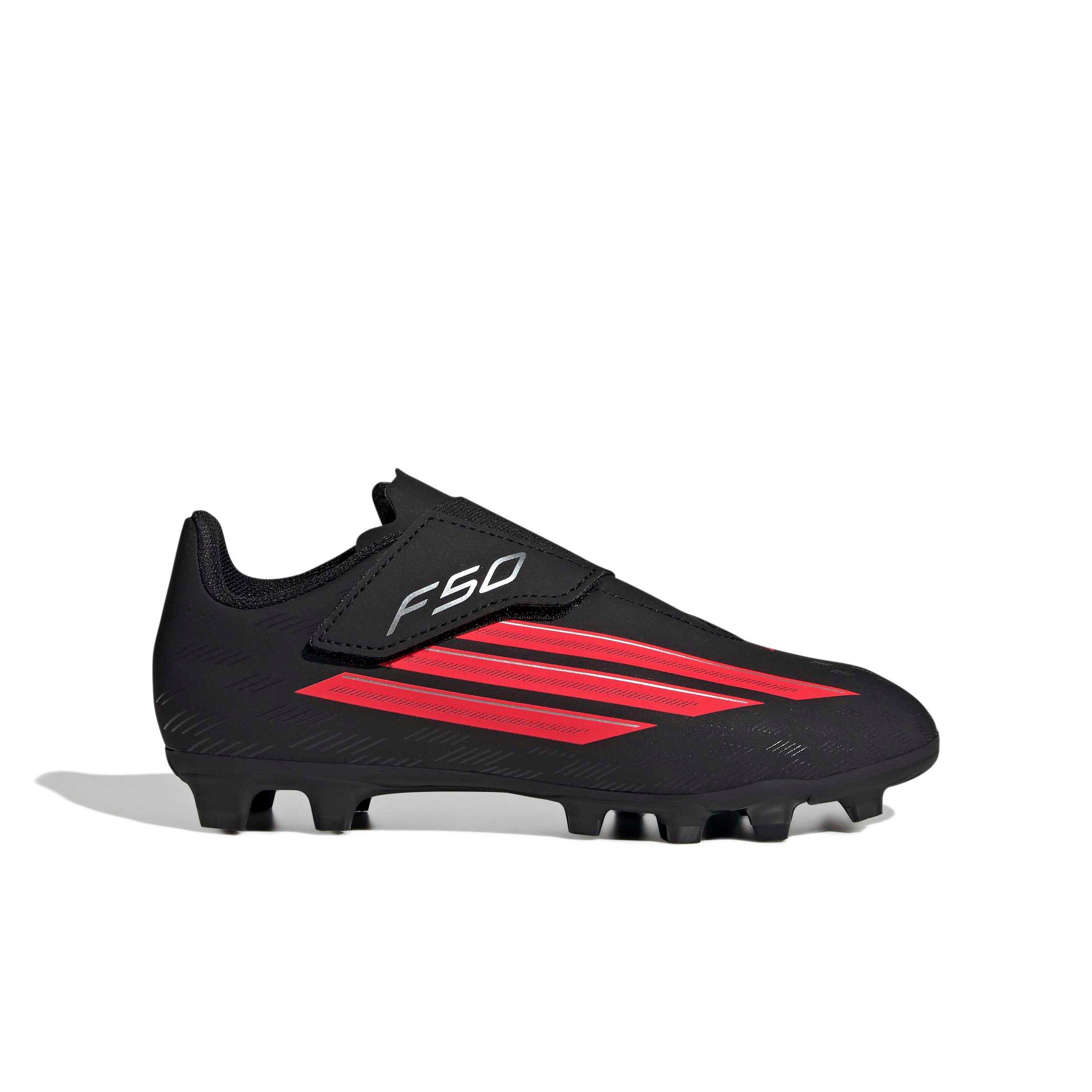 adidas‎ F50 Club FG/MG Mens Size 12 Soccer Cleats Black Red IE1246 adidas F50 Club Mid FG/MG Unisex Soccer Cleats | Big 5  main image 2