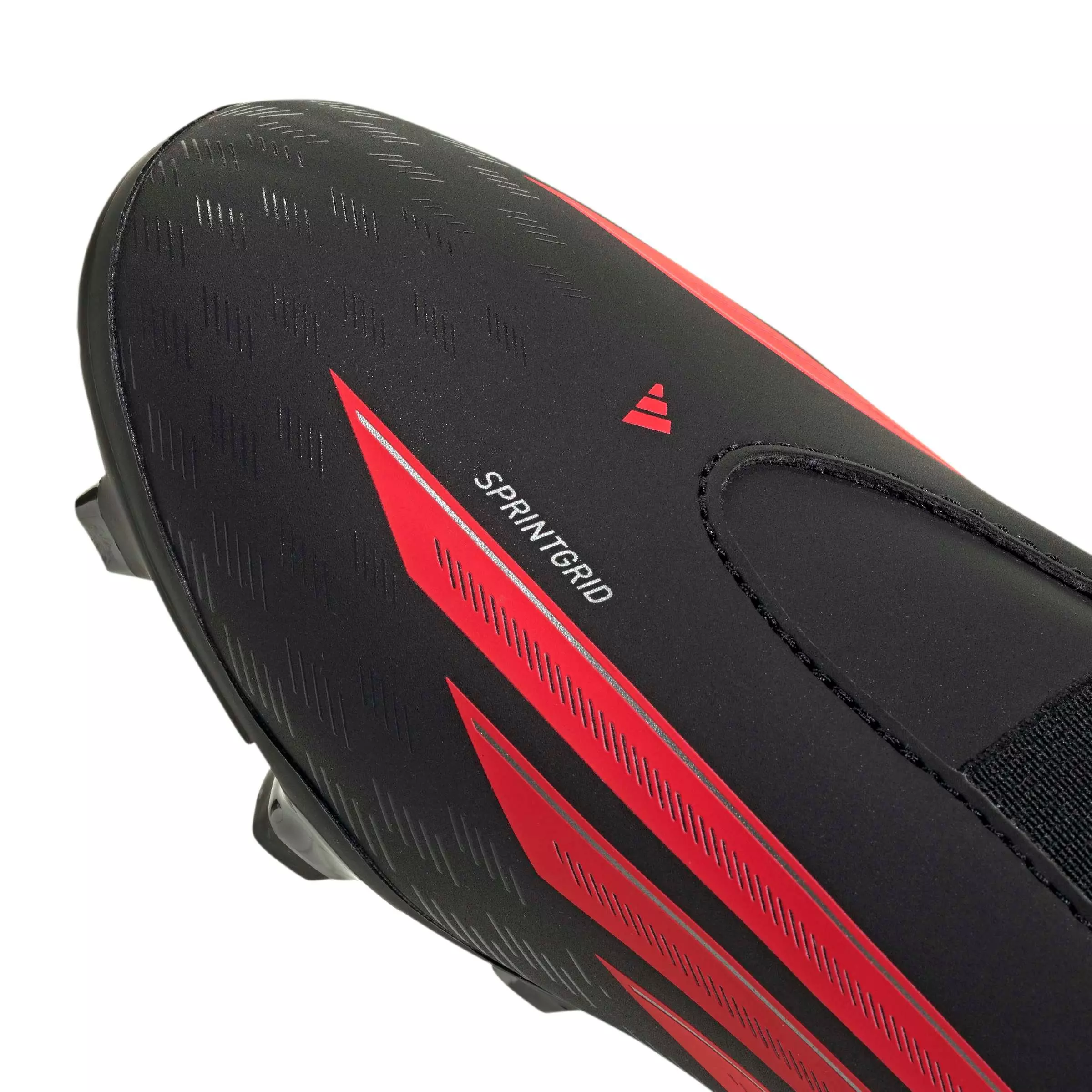 adidas F50 Club Velcro Firm MG "Core Black/Lucid Red/Core Black" Preschool Kids' Soccer Cleat - BLACK/RED/BLACK