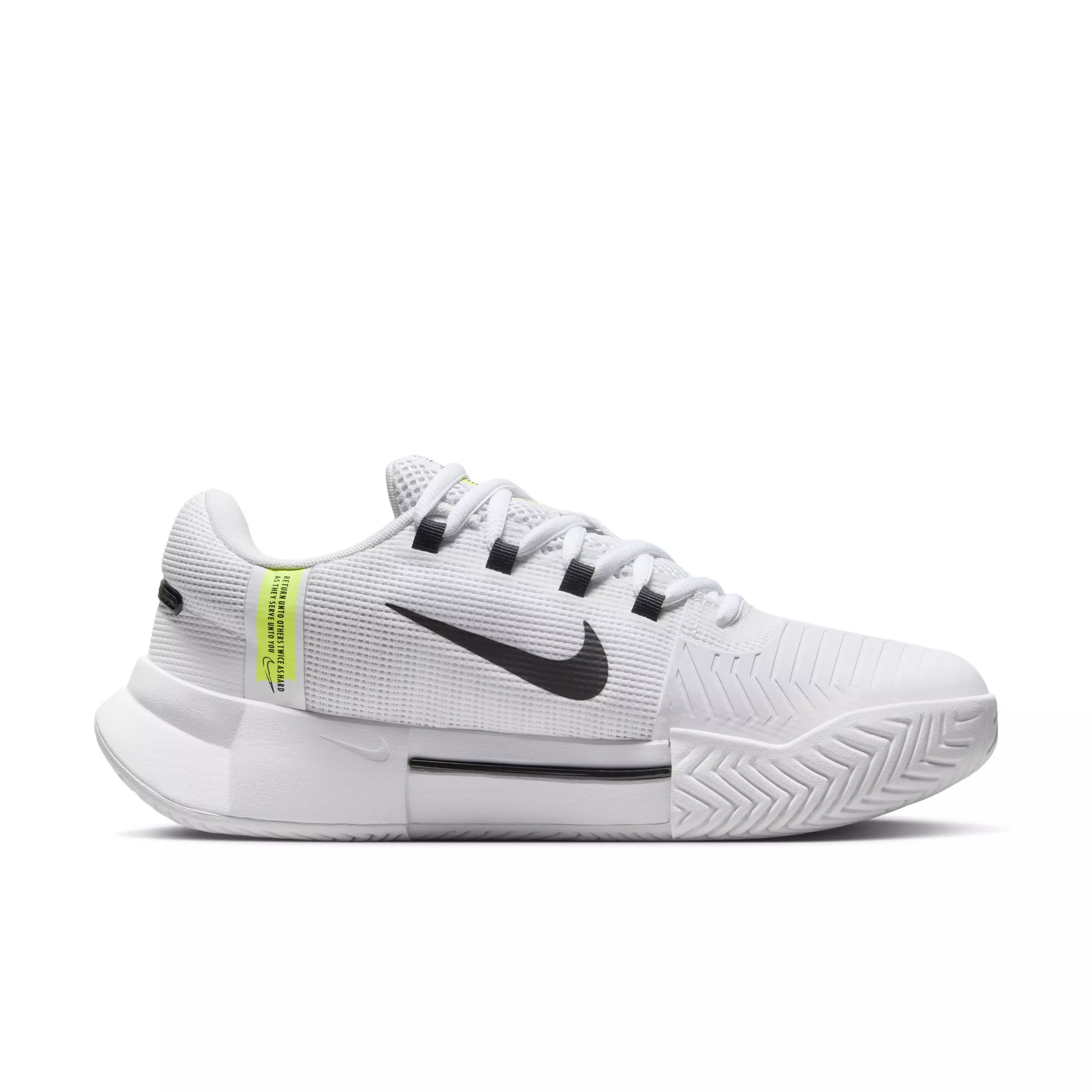 Nike Zoom GP Challenge 1 "White/White/Black" Women's Hard Court Tennis Shoe - WHITE/WHITE/BLACK
