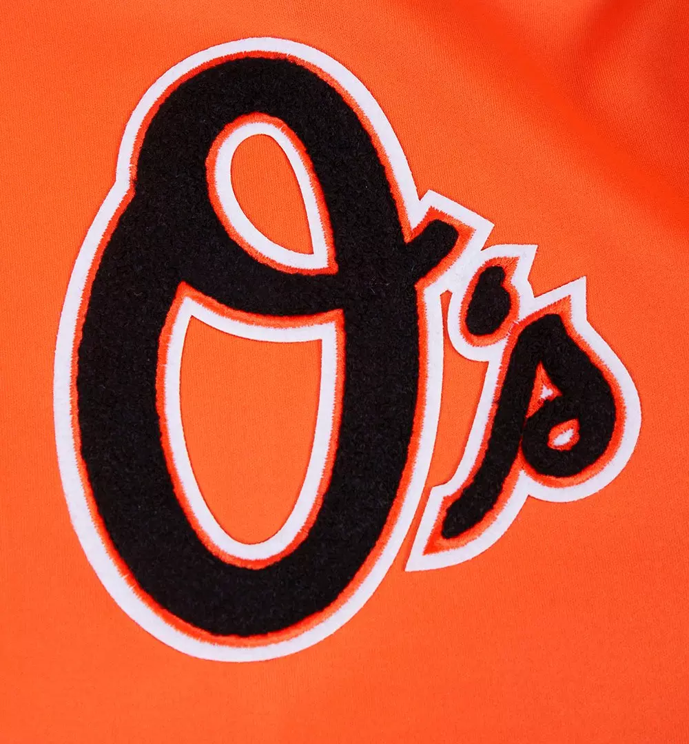 Pro Standard Men's MLB Baltimore Orioles Classic Track Jacket - Orange - ORANGE