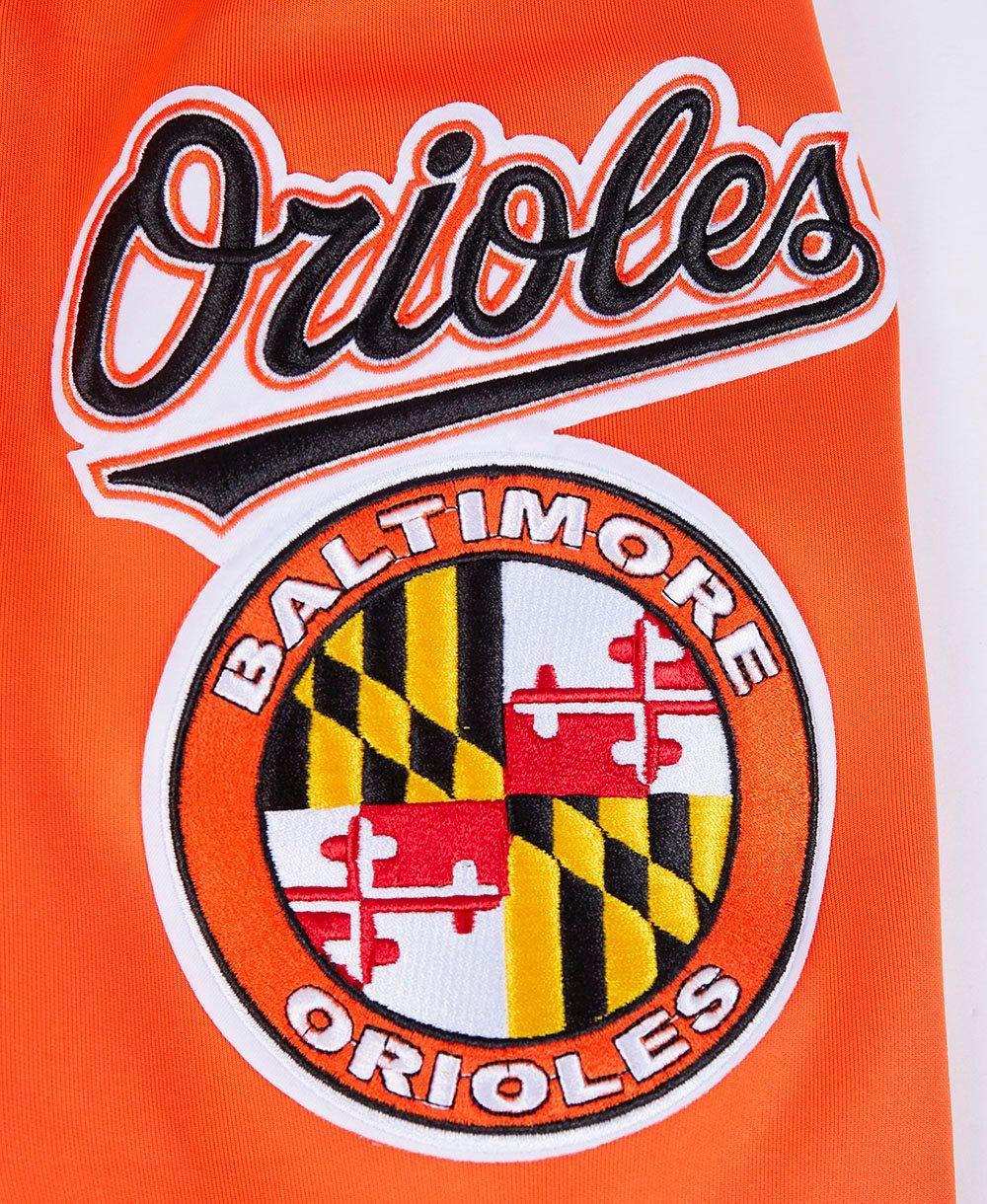Pro Standard Men's MLB Baltimore Orioles Classic Track Jacket - Orange - ORANGE