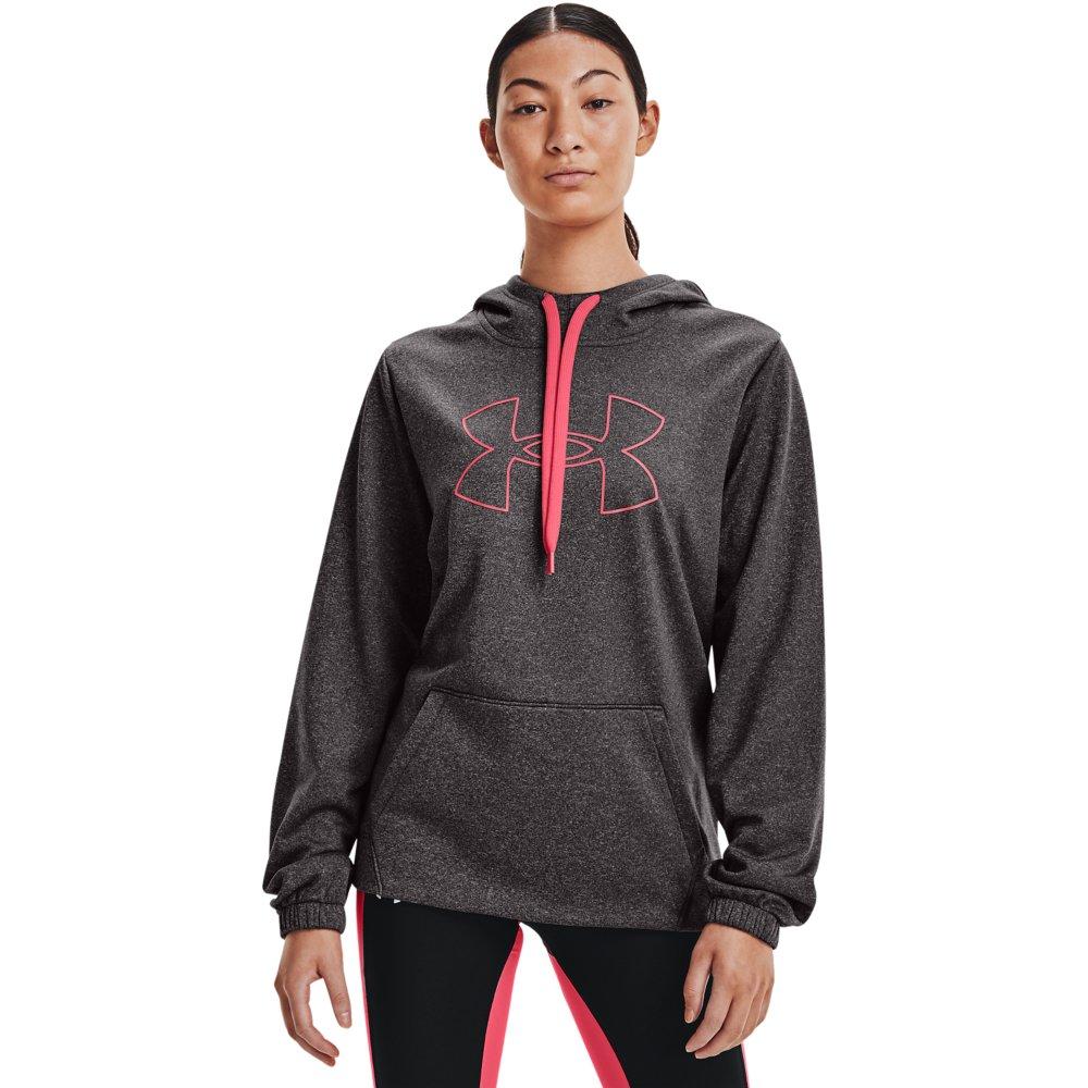 Under Armour Women's Armour Fleece® Silicone Outline Big Logo Hoodie -  Hibbett | City Gear