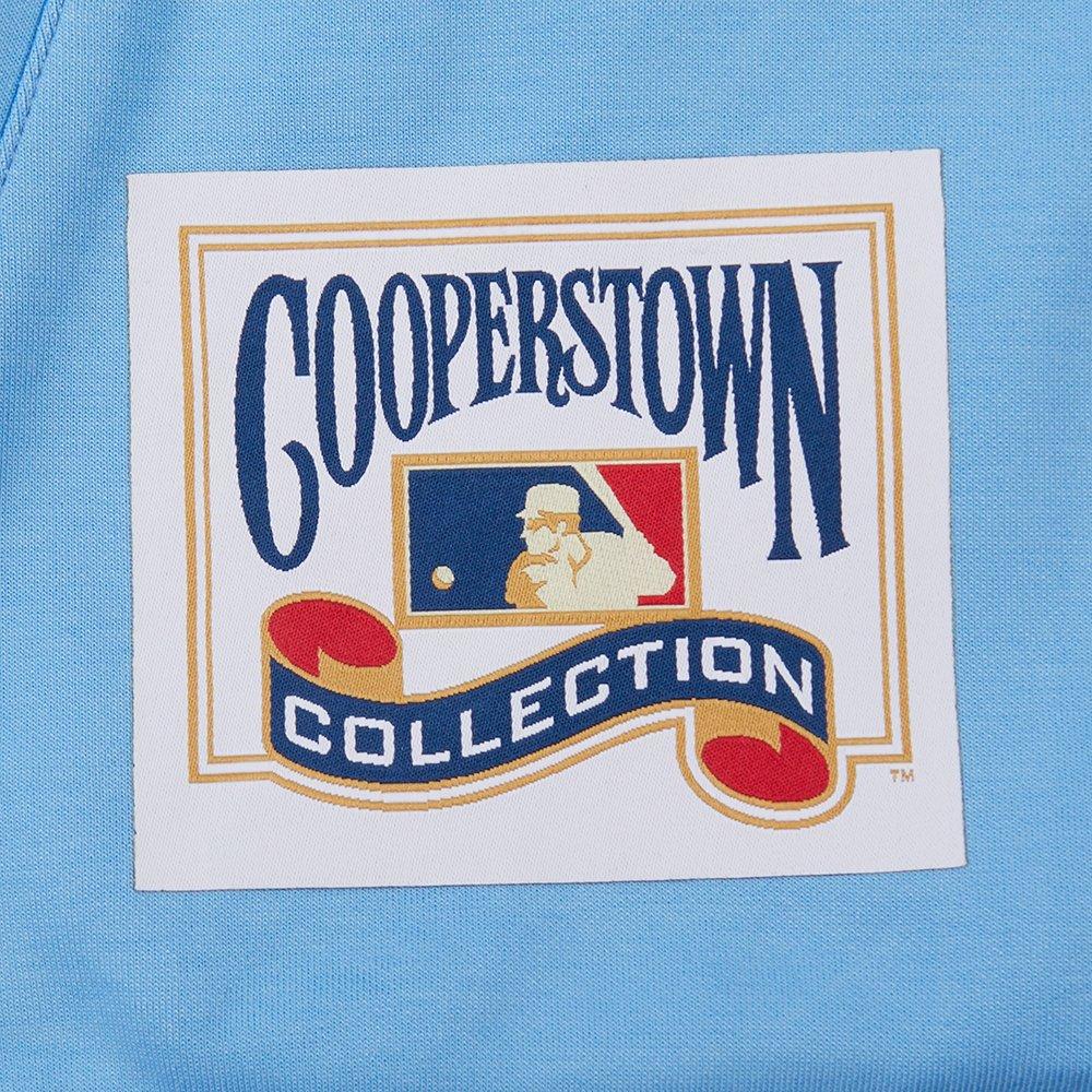 Pro Standard Men's MLB Montreal Expos Cooperstown Logo Pro Game Day Double Knit Jacket - BLUE/ROYAL/RED