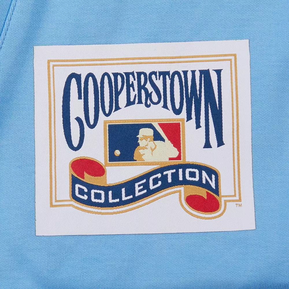 Pro Standard Men's MLB Montreal Expos Cooperstown Logo Pro Game Day Double Knit Jacket - BLUE/ROYAL/RED
