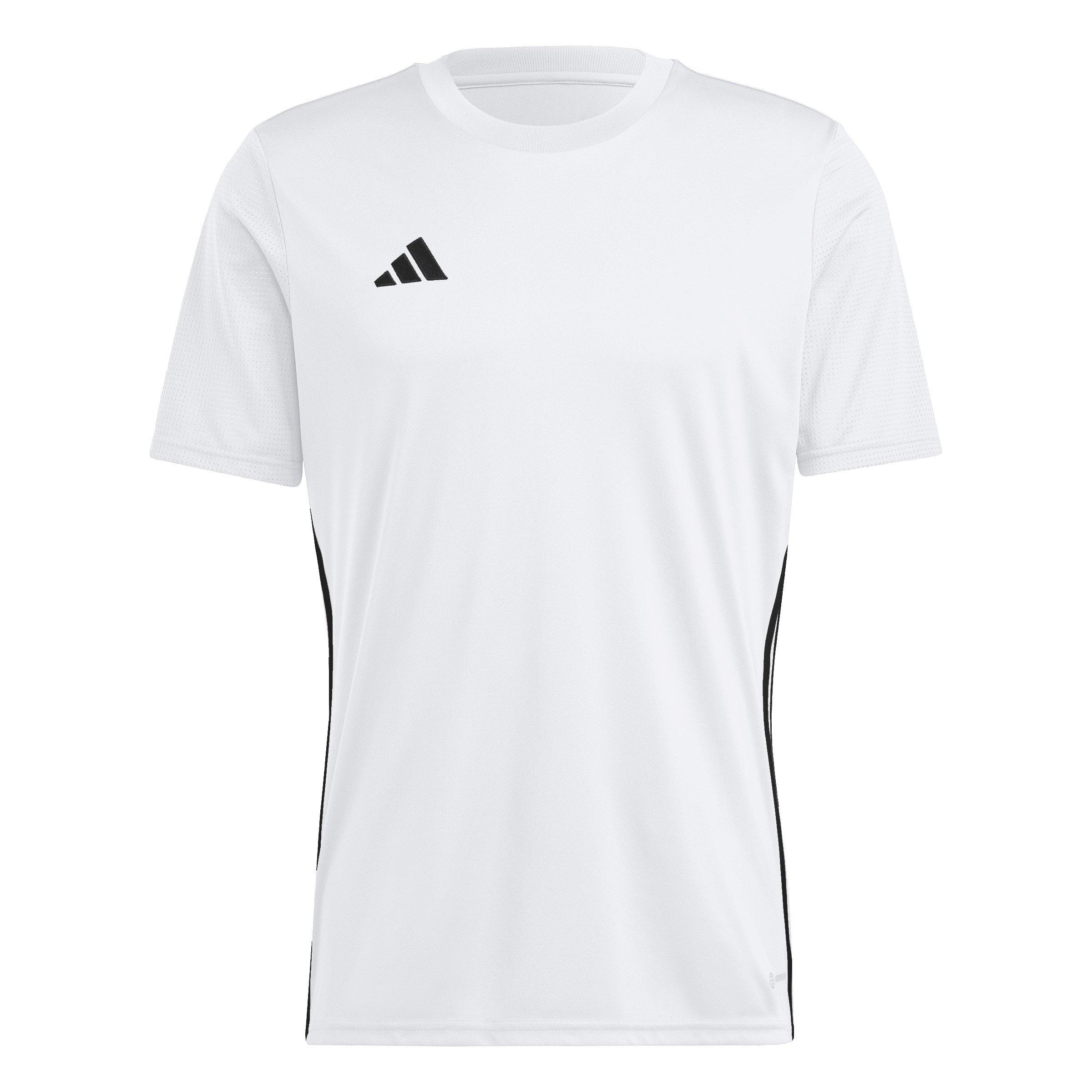 adidas Men's Tabela 23 Soccer Jersey - White/Black - WHITE/BLACK Thumbnail View 1