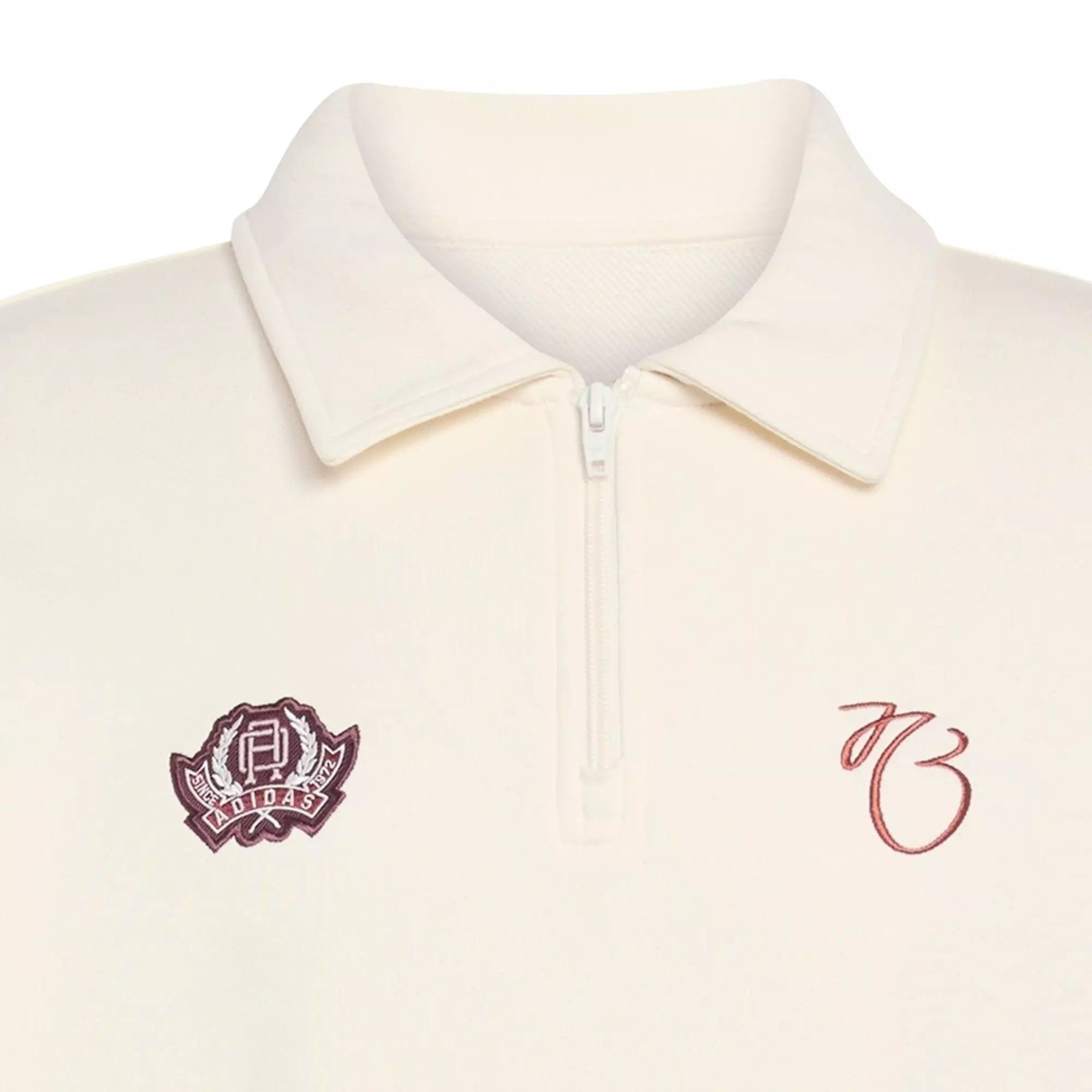 Jude Bellingham Loose Half Zip Sweatshirt -Cream - CREAM